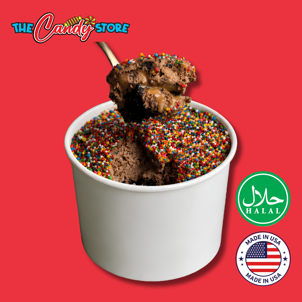 Halal Viral gourmet Dot Cake NYC
