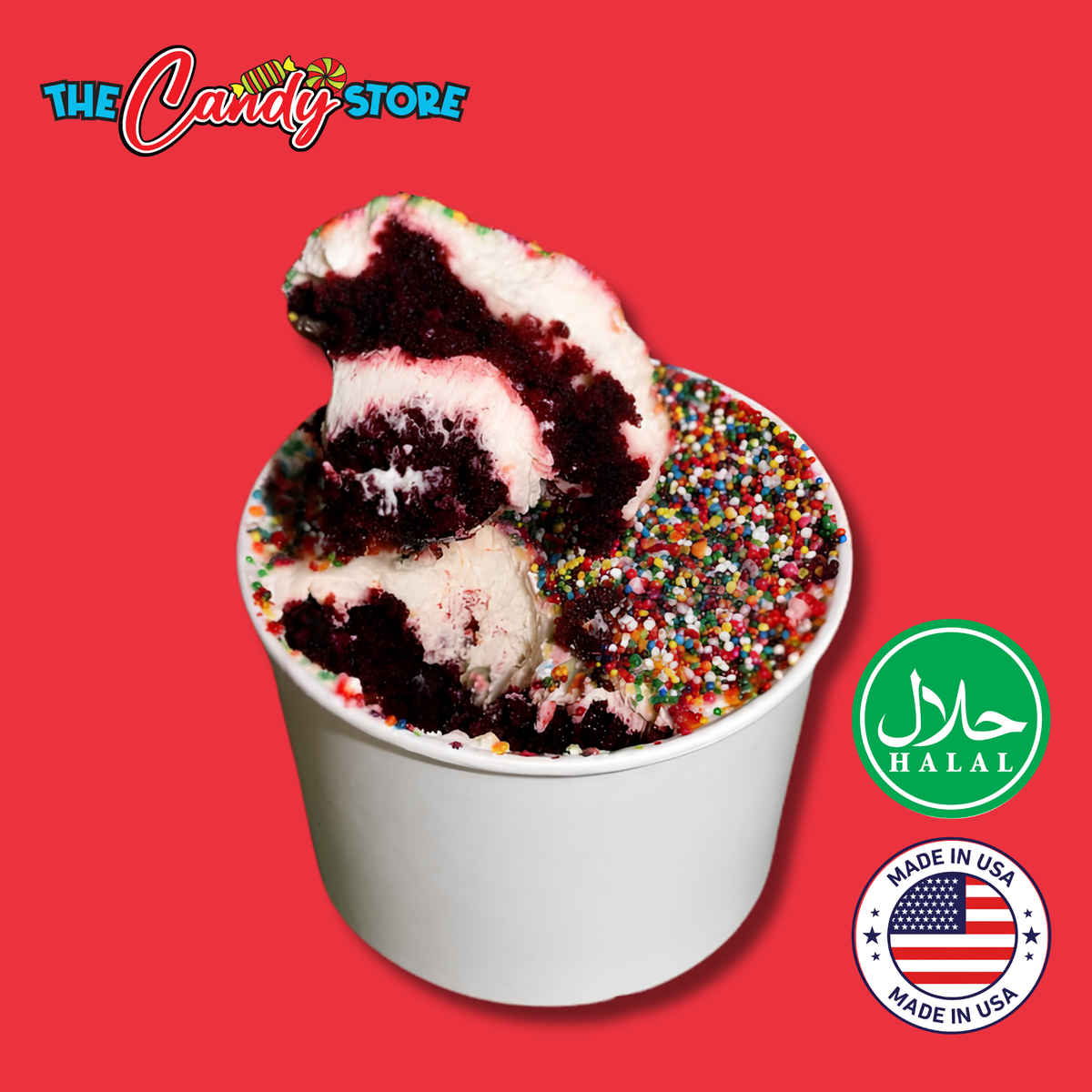 Halal Viral gourmet Dot Cake NYC