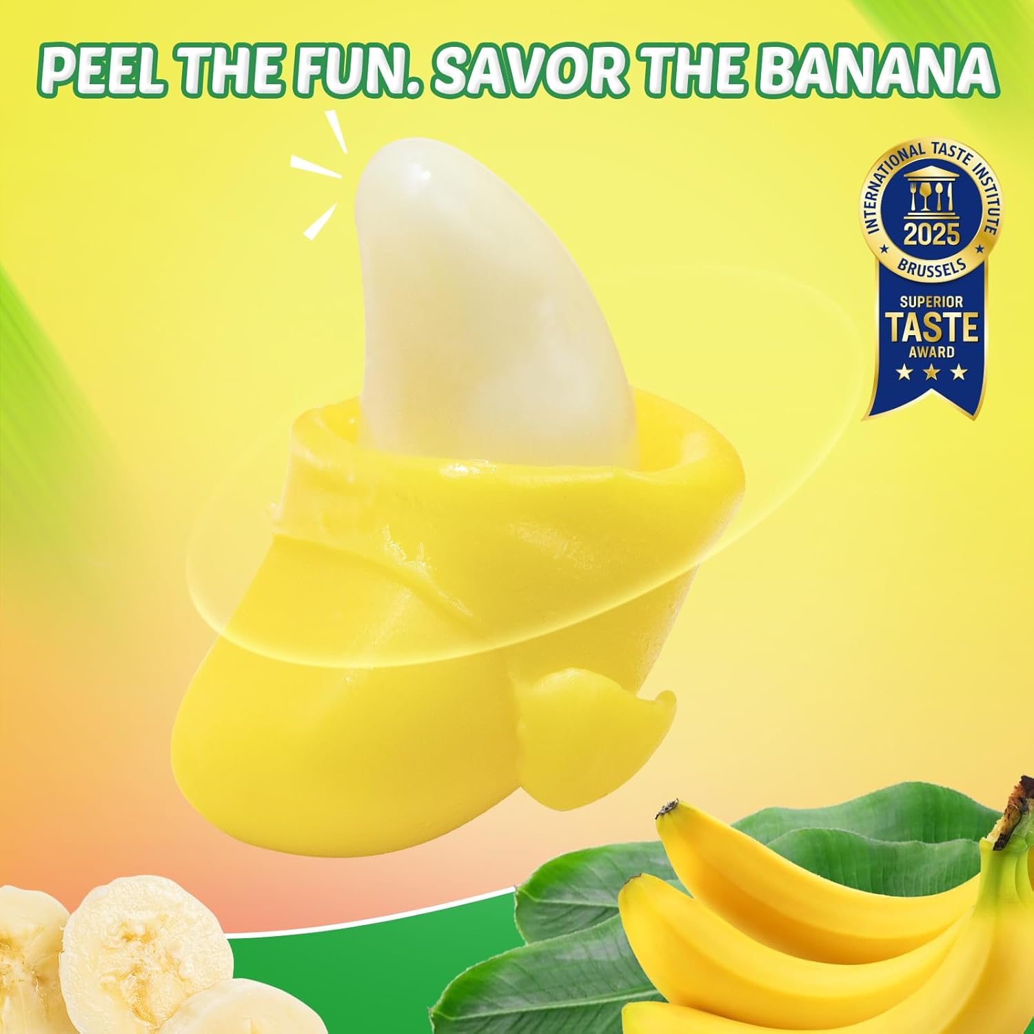 Amos Peelerz Peelable Banana Gummy Candy (Halal)