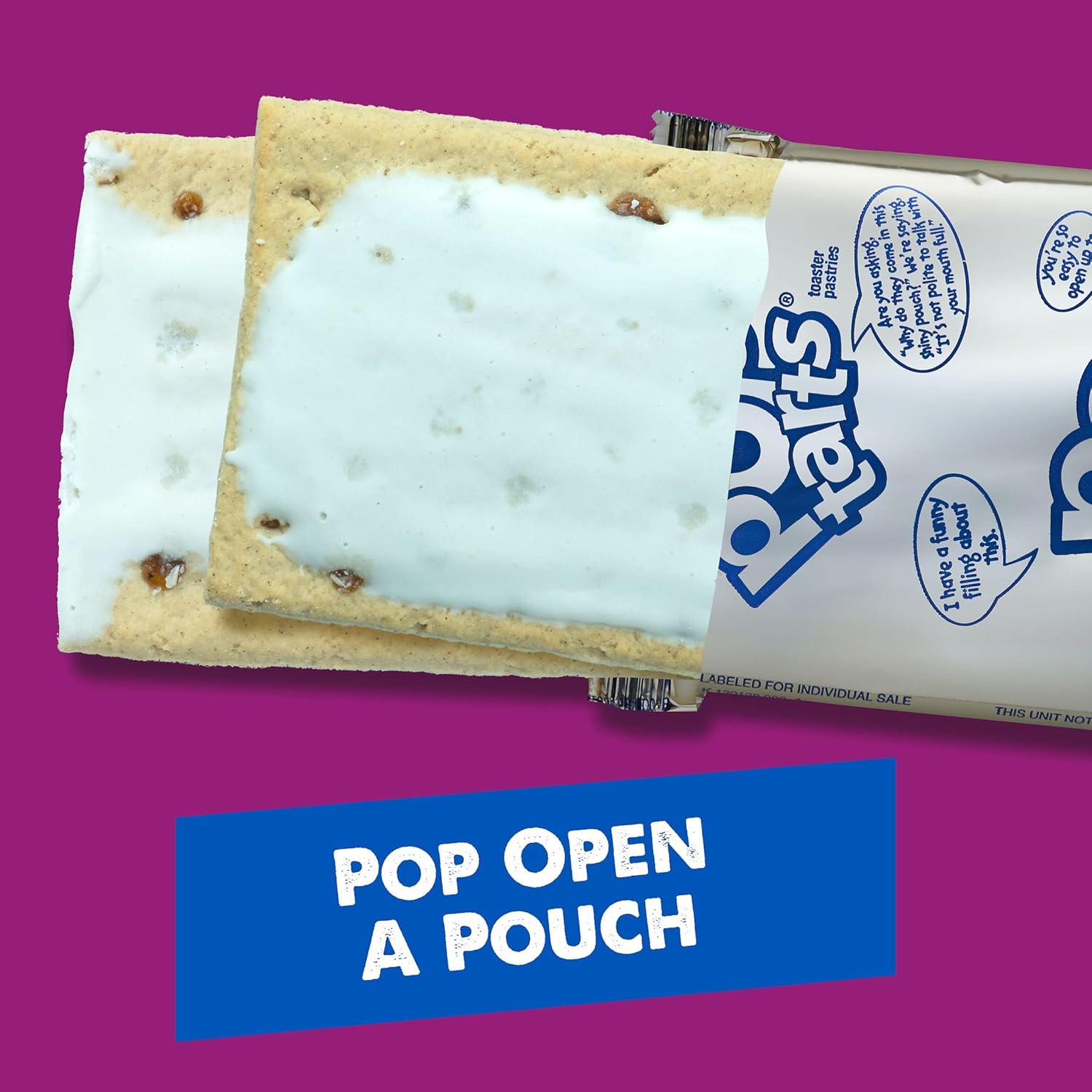 Pop Tarts Frosted Cinnamon Roll Toaster Pastries Box