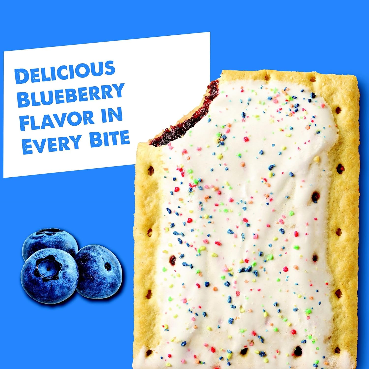 Pop Tarts Frosted Blueberry Toaster Pastries Box