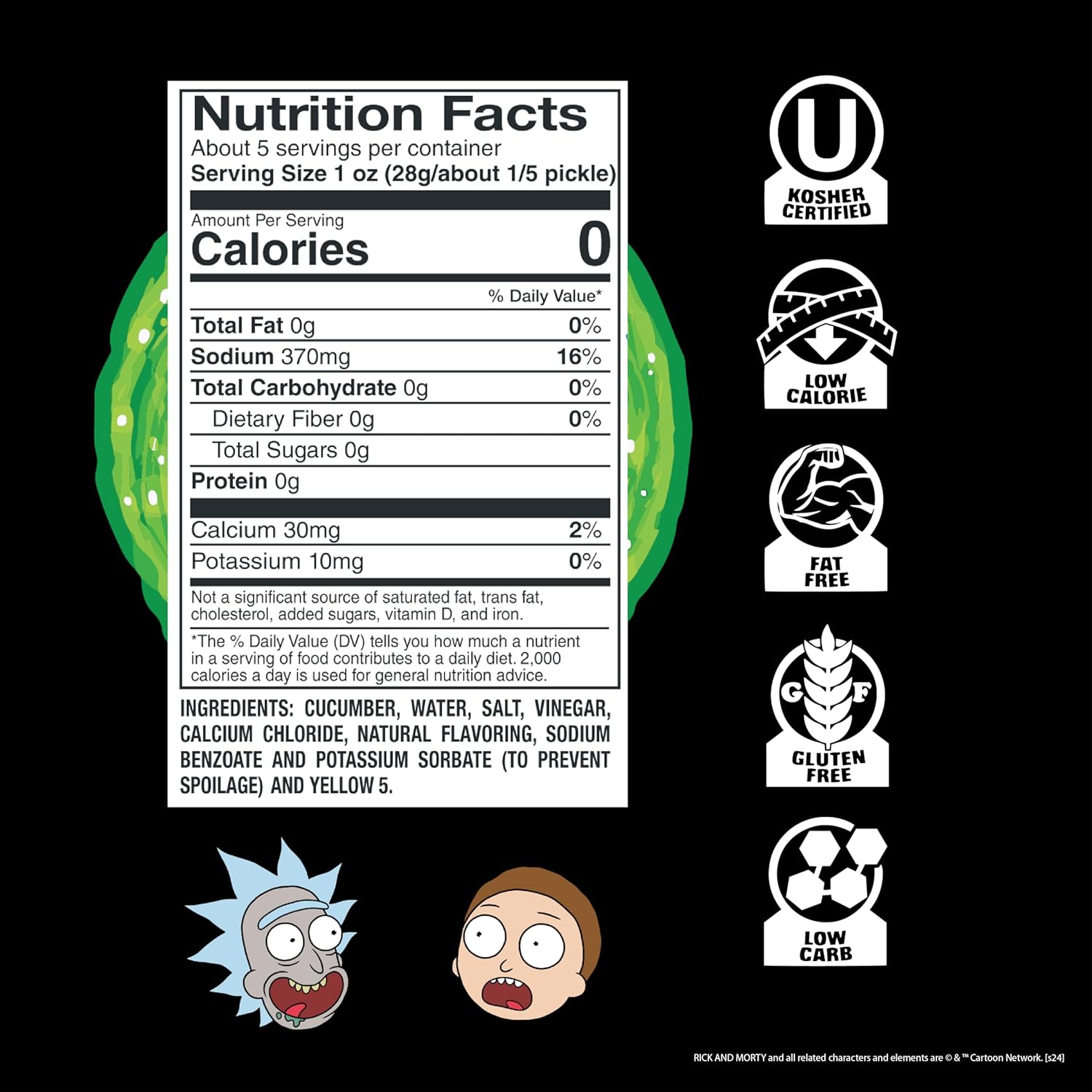 Van Holten's Rick and Morty Pickle-In-A-Pouch