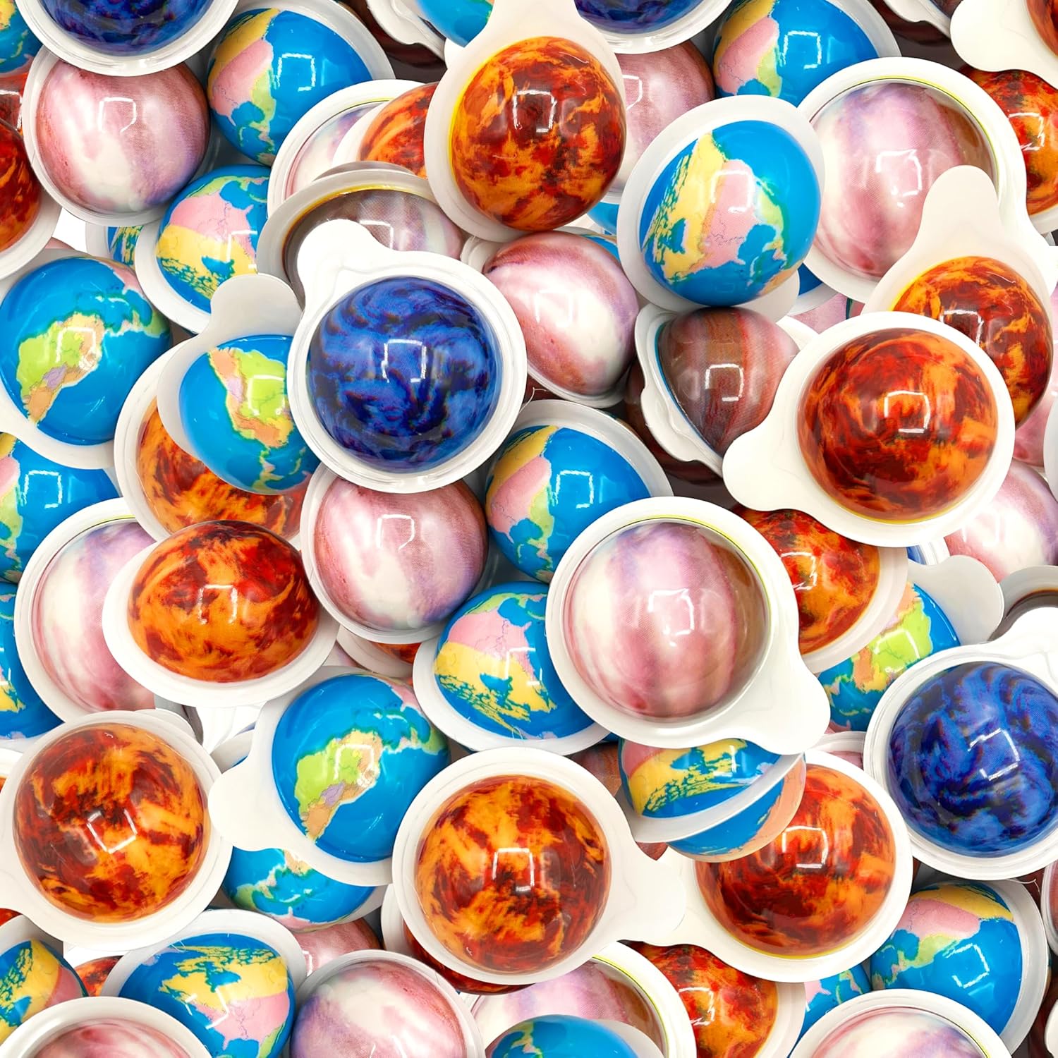 Planet Mix Strawberry Jam Gummy Balls Candy