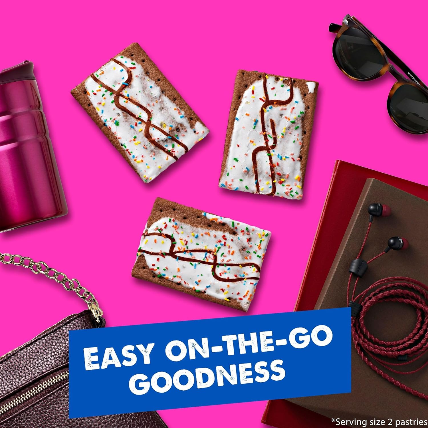 Pop Tarts Frosted Hot Fudge Sundae Toaster Pastries Box