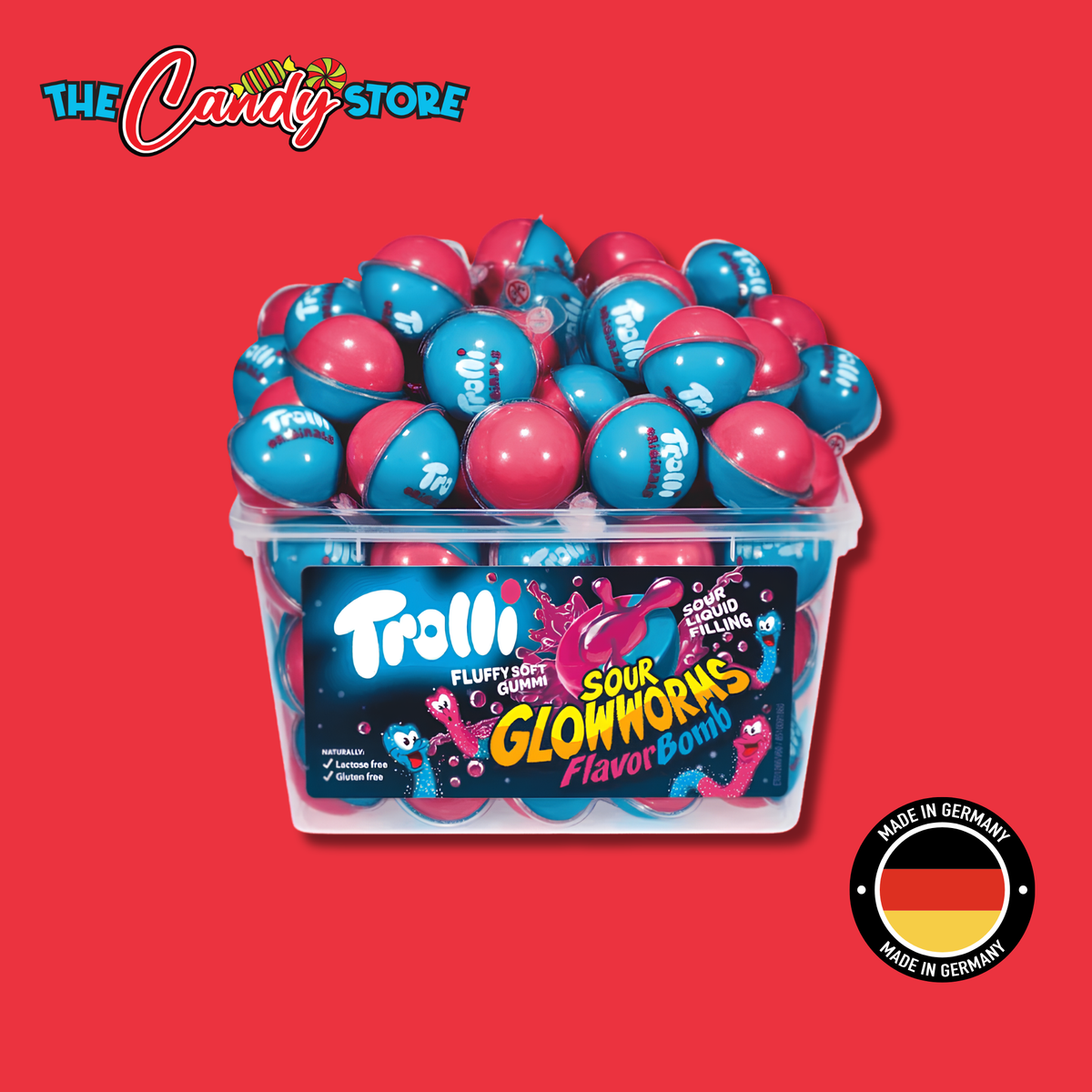 Trolli Sour Flavor Bomb Glow Worms