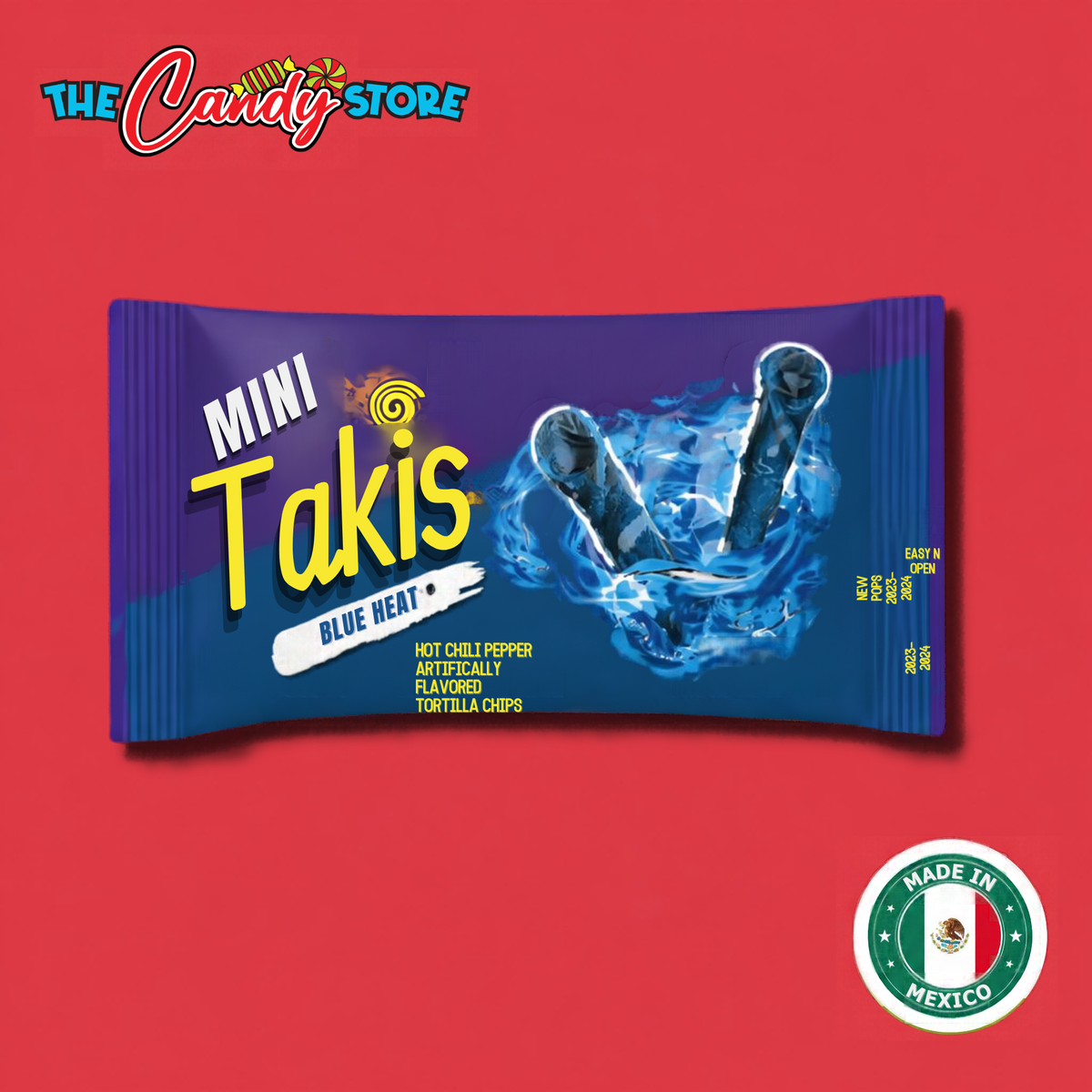 Takis Blue Heat Rolled Hot Tortilla Chips
