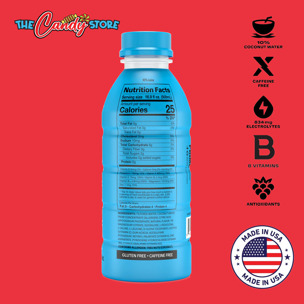 Prime Blue Raspberry Sports Drink 500ml