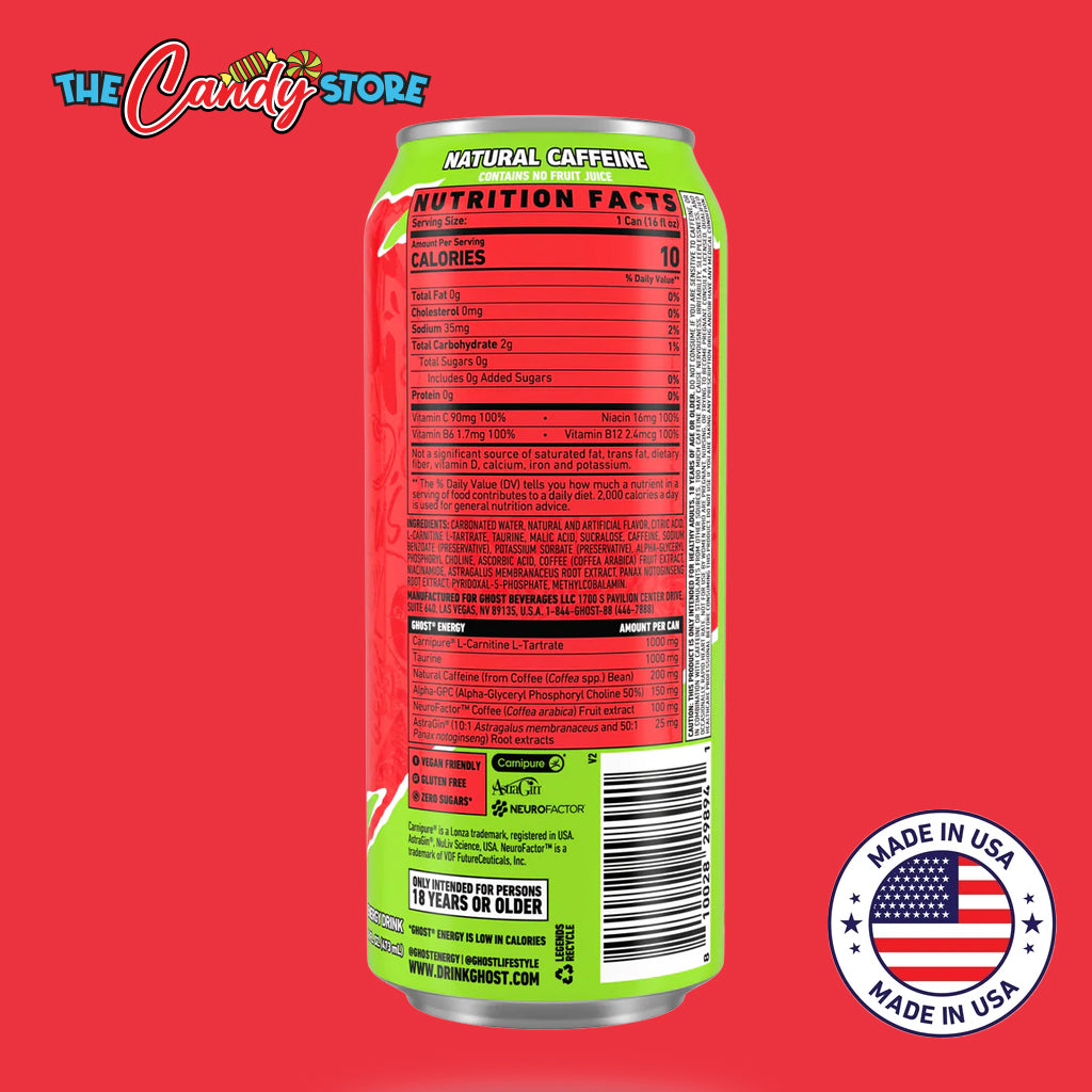 Ghost Energy Cherry Limeade Energy Drink 500ml