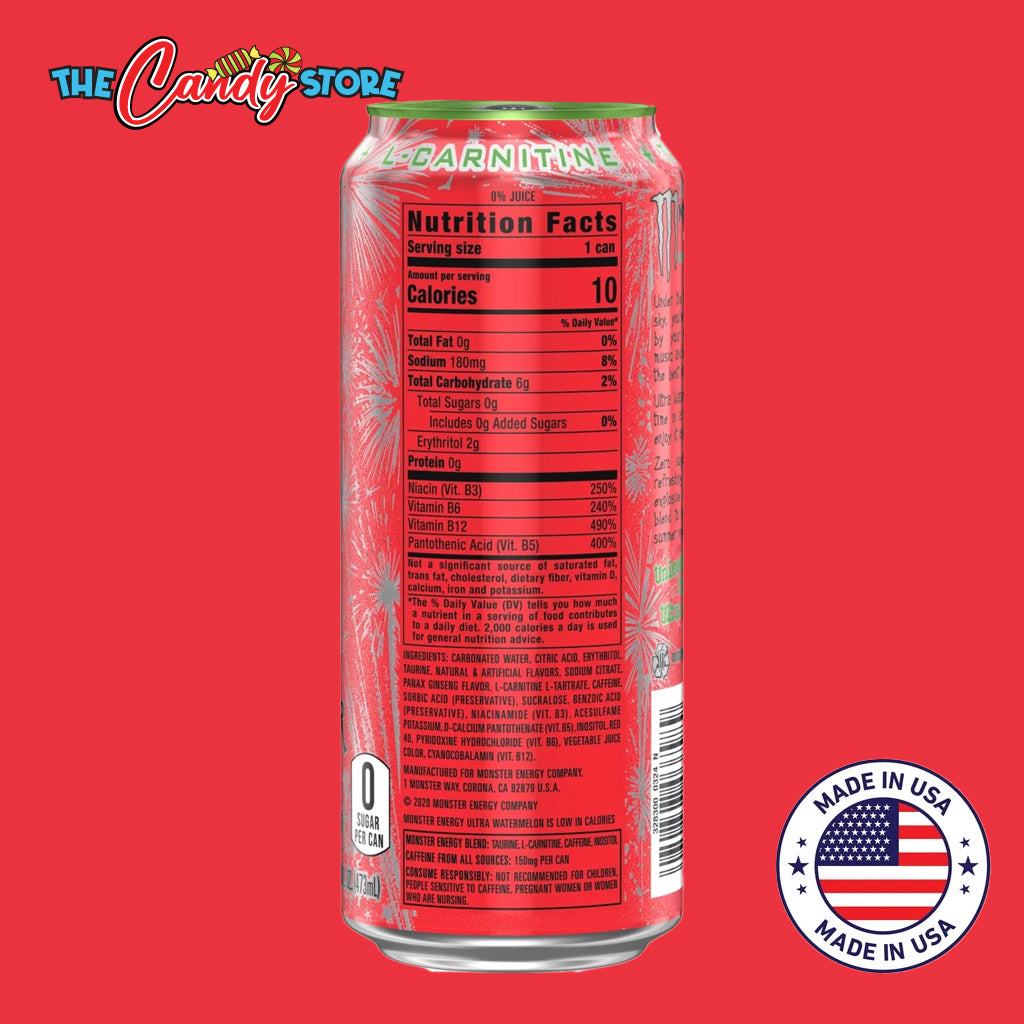 Monster Energy Ultra Watermelon Energy Drink