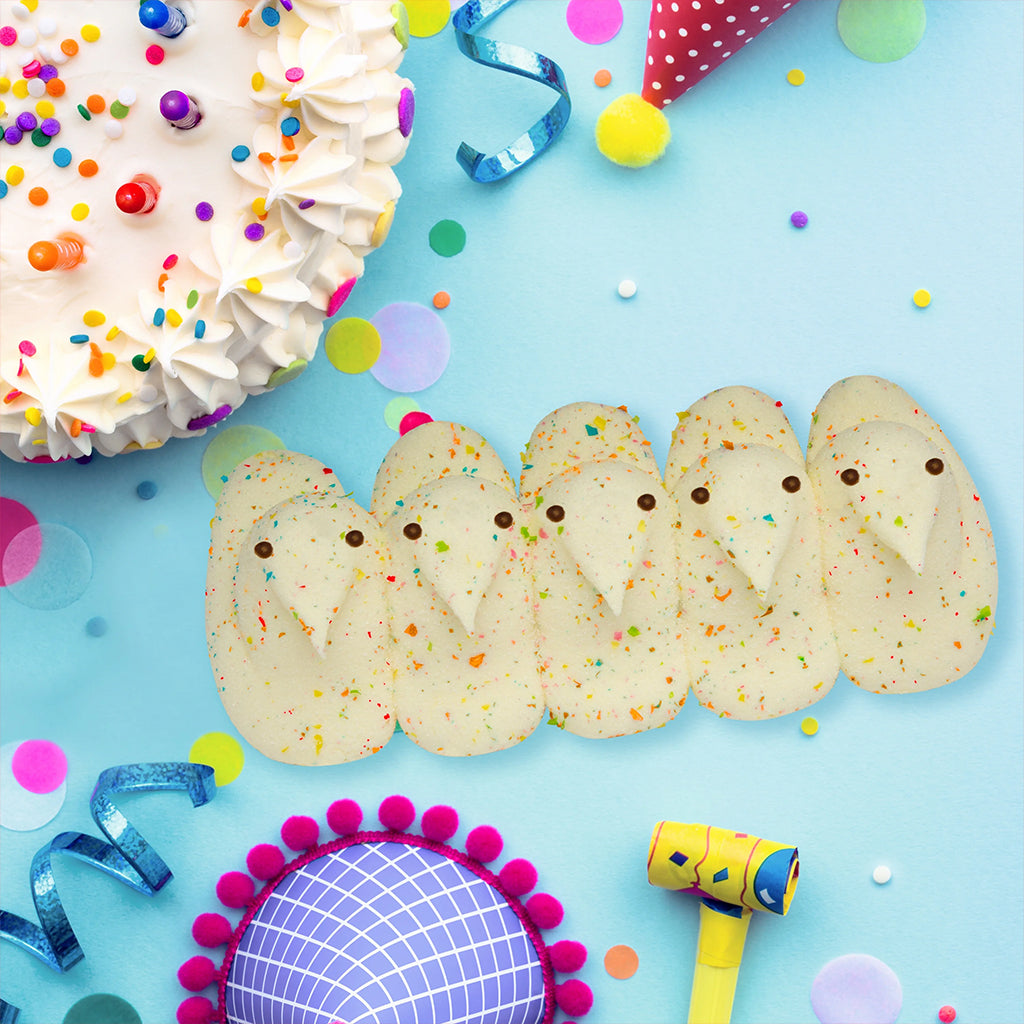 PEEPS Party Cake Chicks Marshmallow Candy