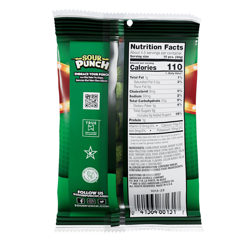 Sour Punch Pickle Roulette Bites Sweet Bag