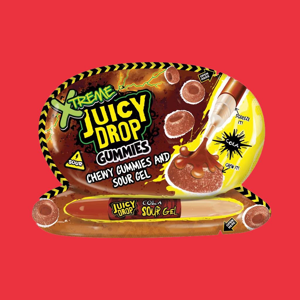 Juicy Drop Xtreme Gummies & Sour Gel, Cola