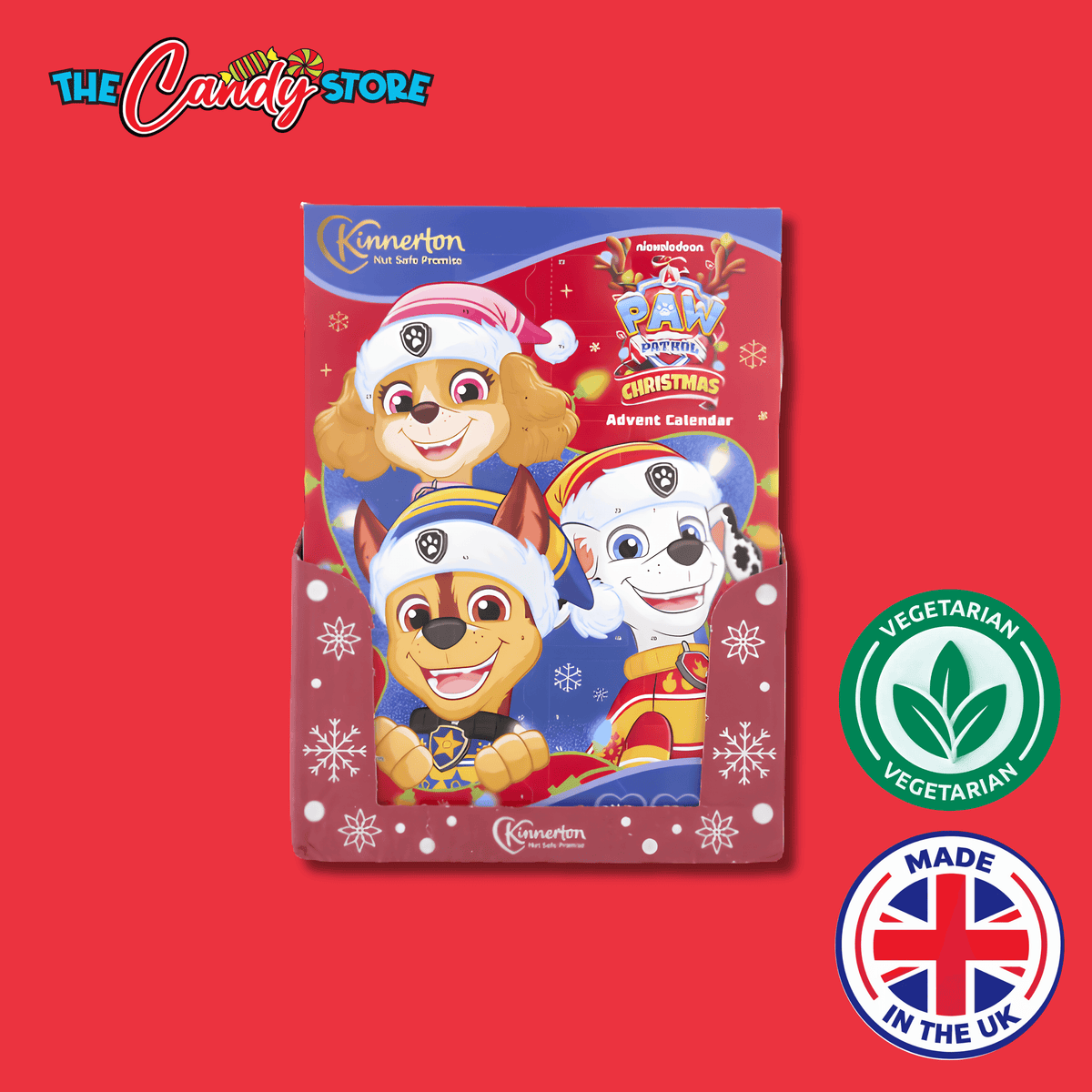 Kinnerton Paw Patrol Christmas chocolate advent calendar available in Singapore
