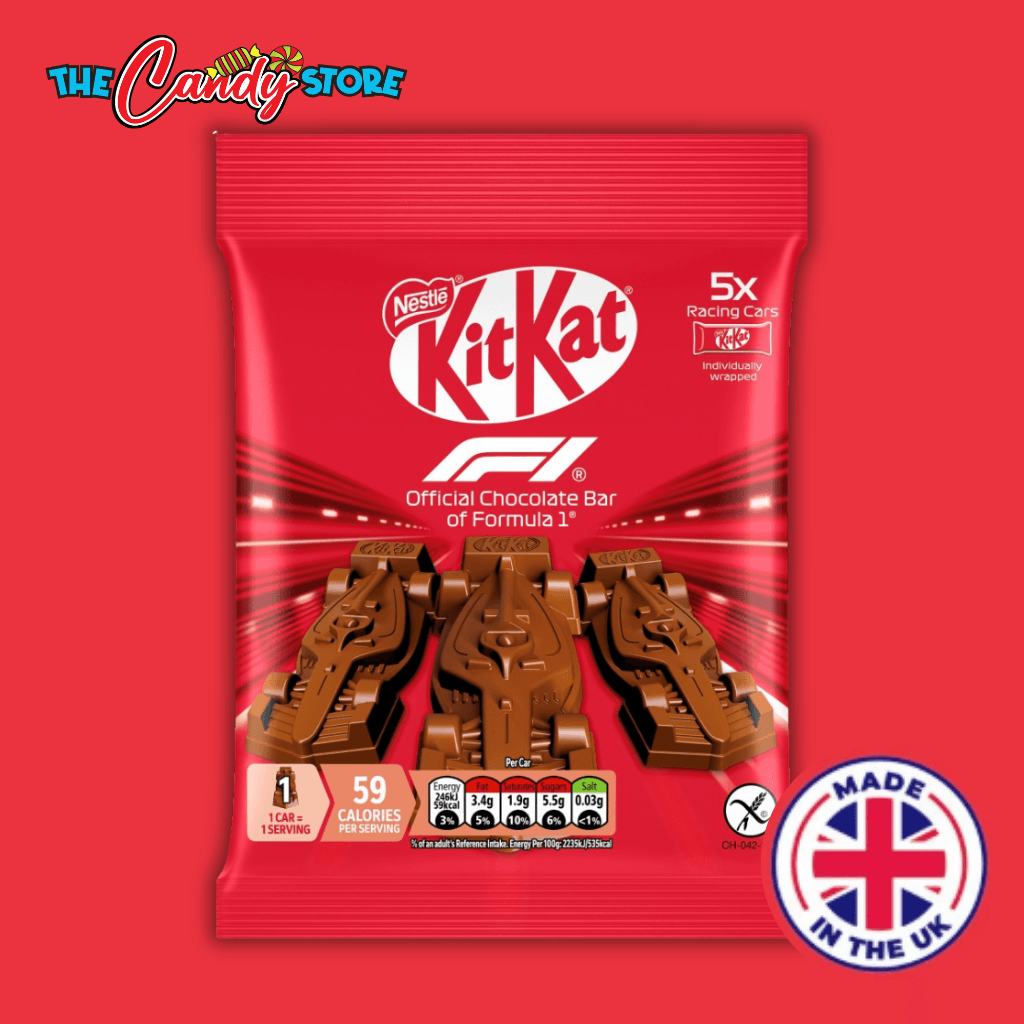 KitKat F1 chocolate racing cars