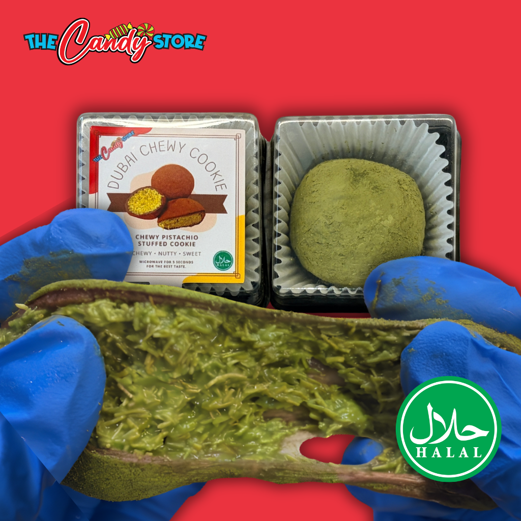 Halal Dubai Chewy Cookie Matcha Flavour