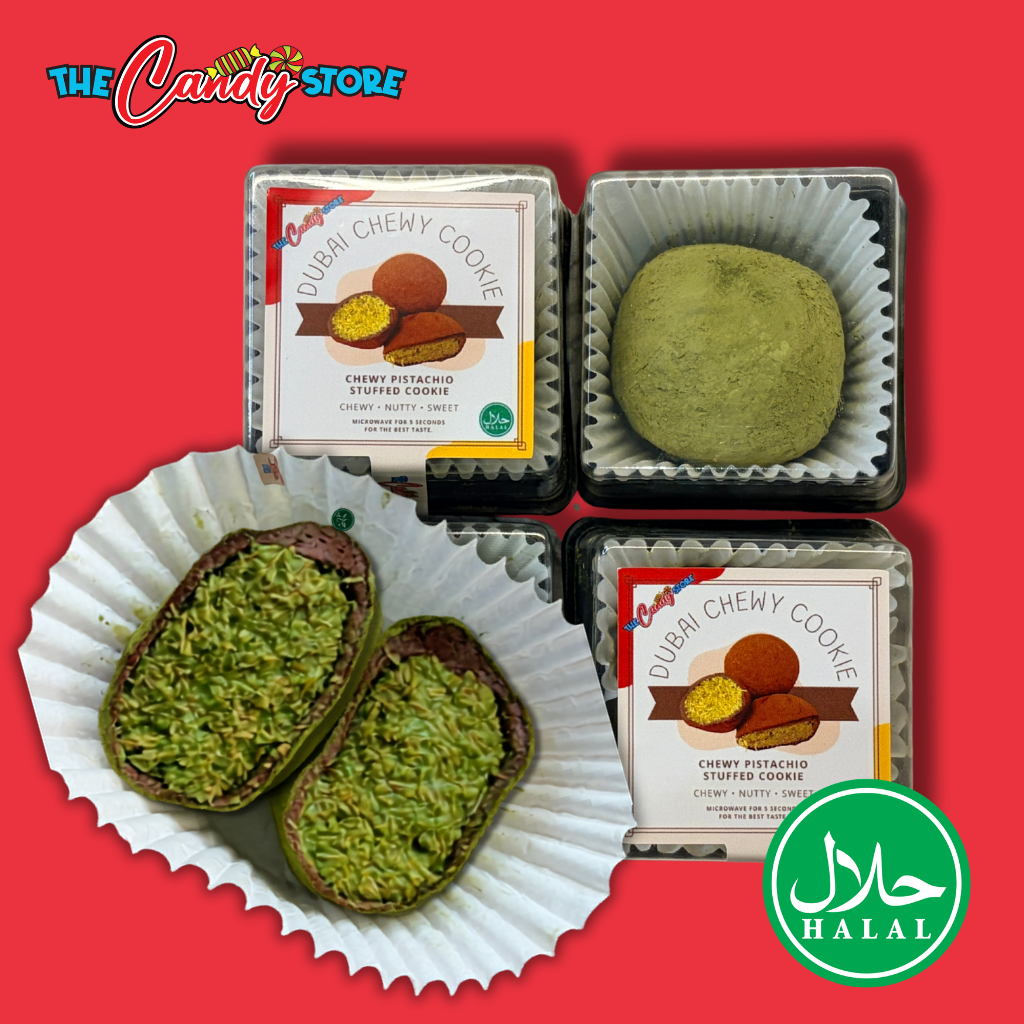 Halal Dubai Chewy Cookie Matcha Flavour