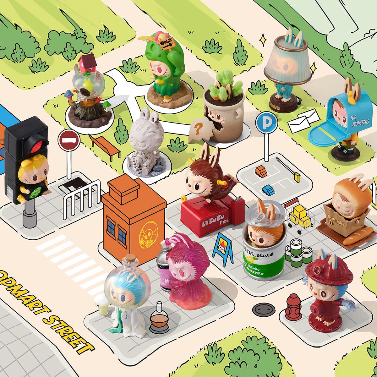 THE MONSTERS - Almost Hidden Series Figures Blind Box