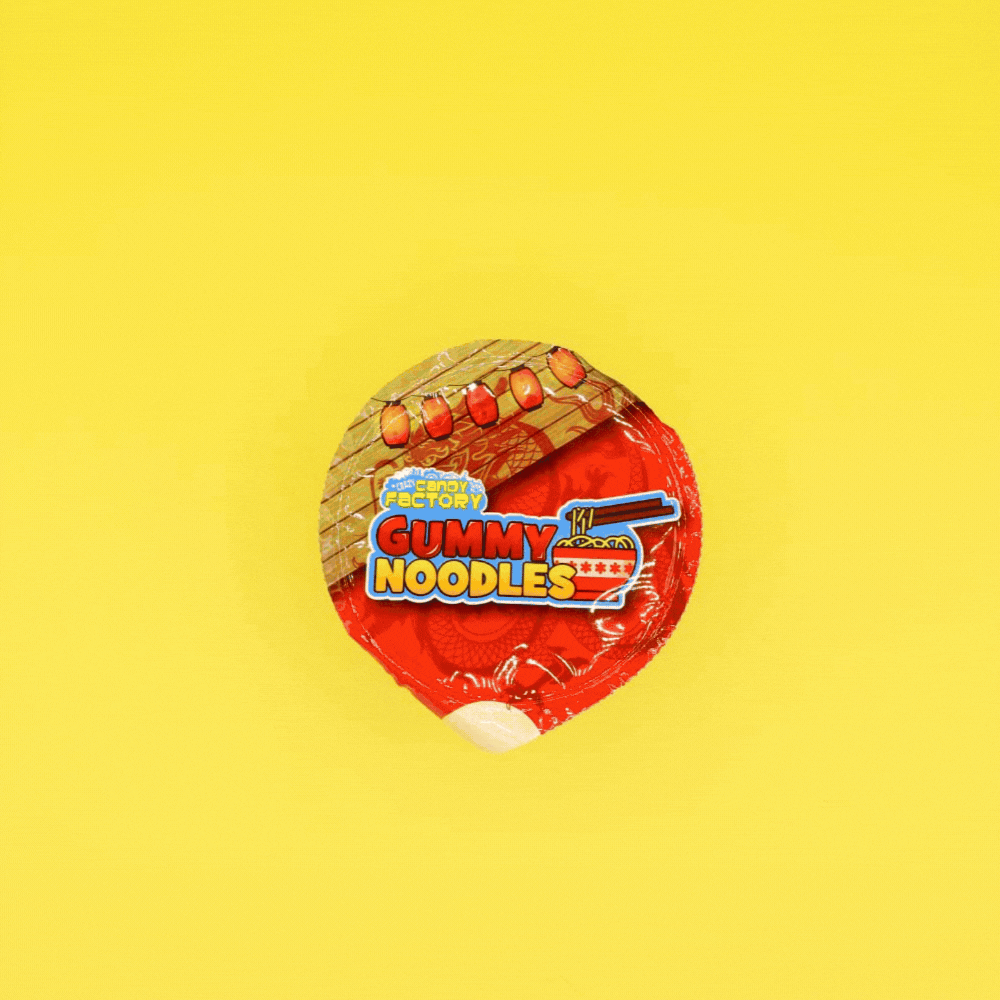 Crazy Candy Factory Gummy Noodles Cup