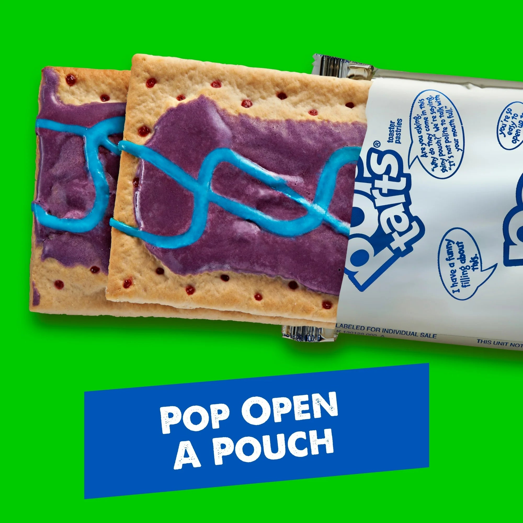 Pop Tarts Frosted Wild Berry Toaster Pastries Box