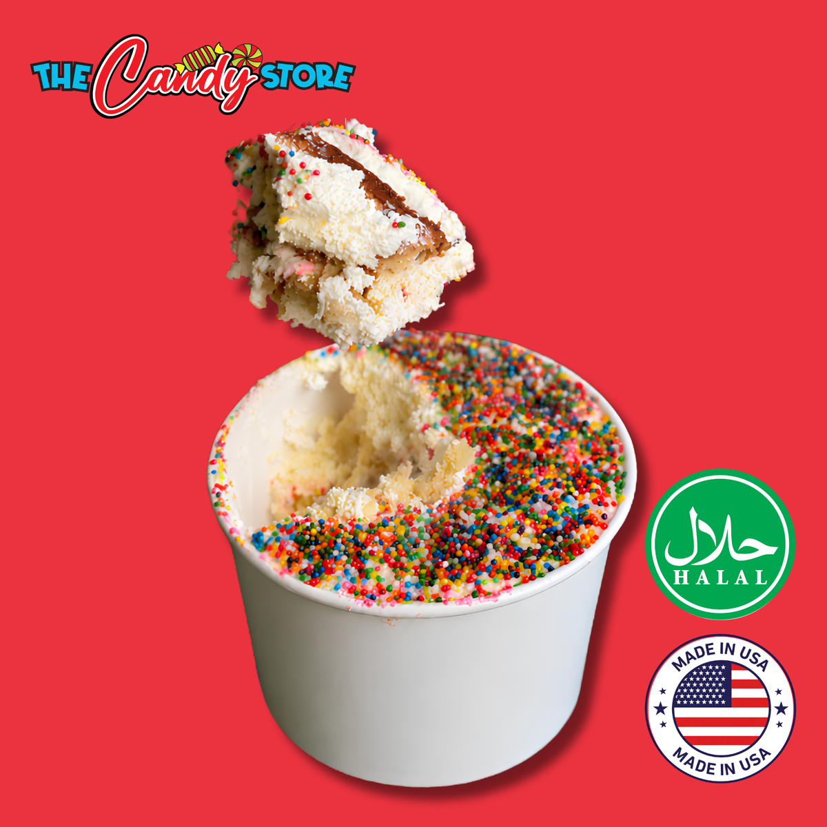 Halal Viral gourmet Dot Cake NYC