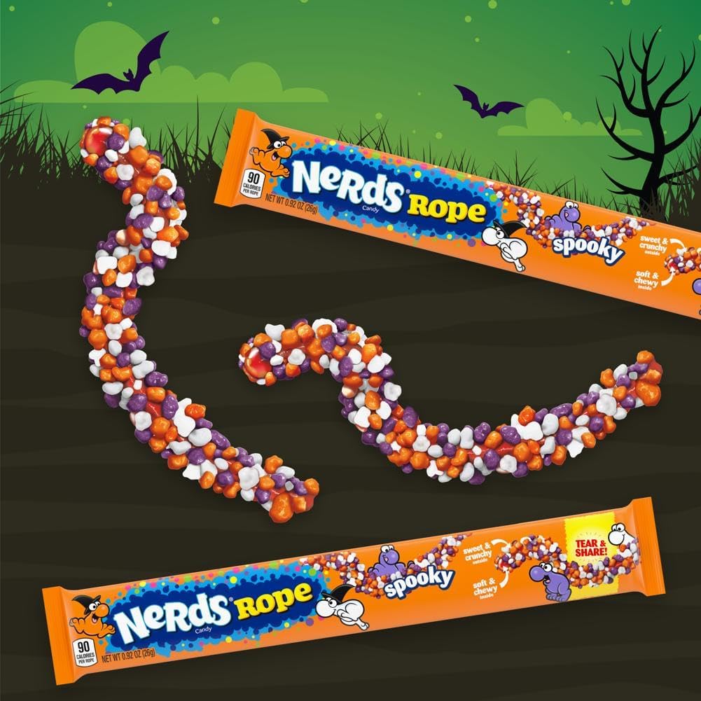 Nerds Spooky Halloween Ropes Soft Chewy Candy