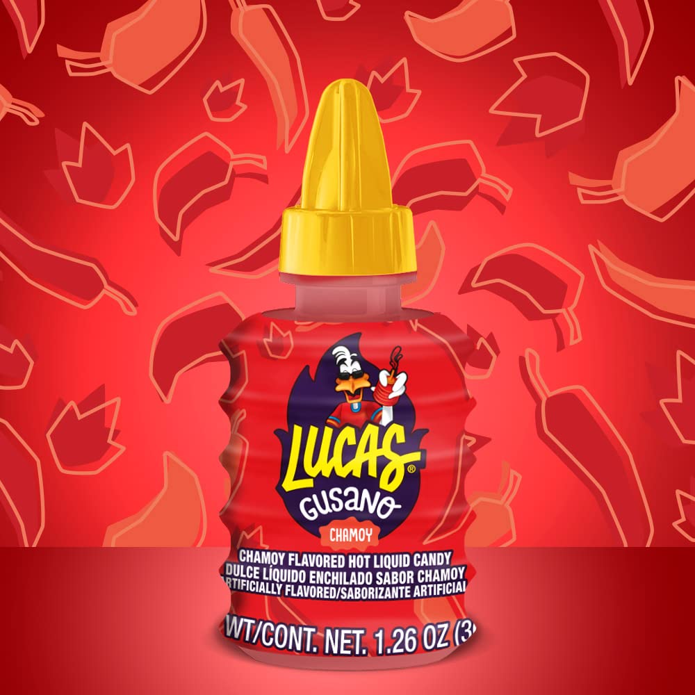 Lucas Gusano Chamoy Flavored Hot Liquid Candy