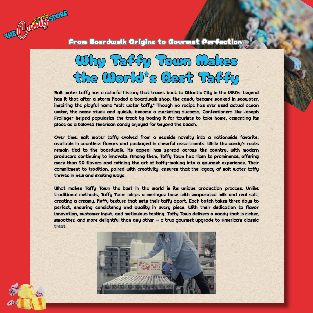 Viral Salt Water Taffy (50+ flavours)