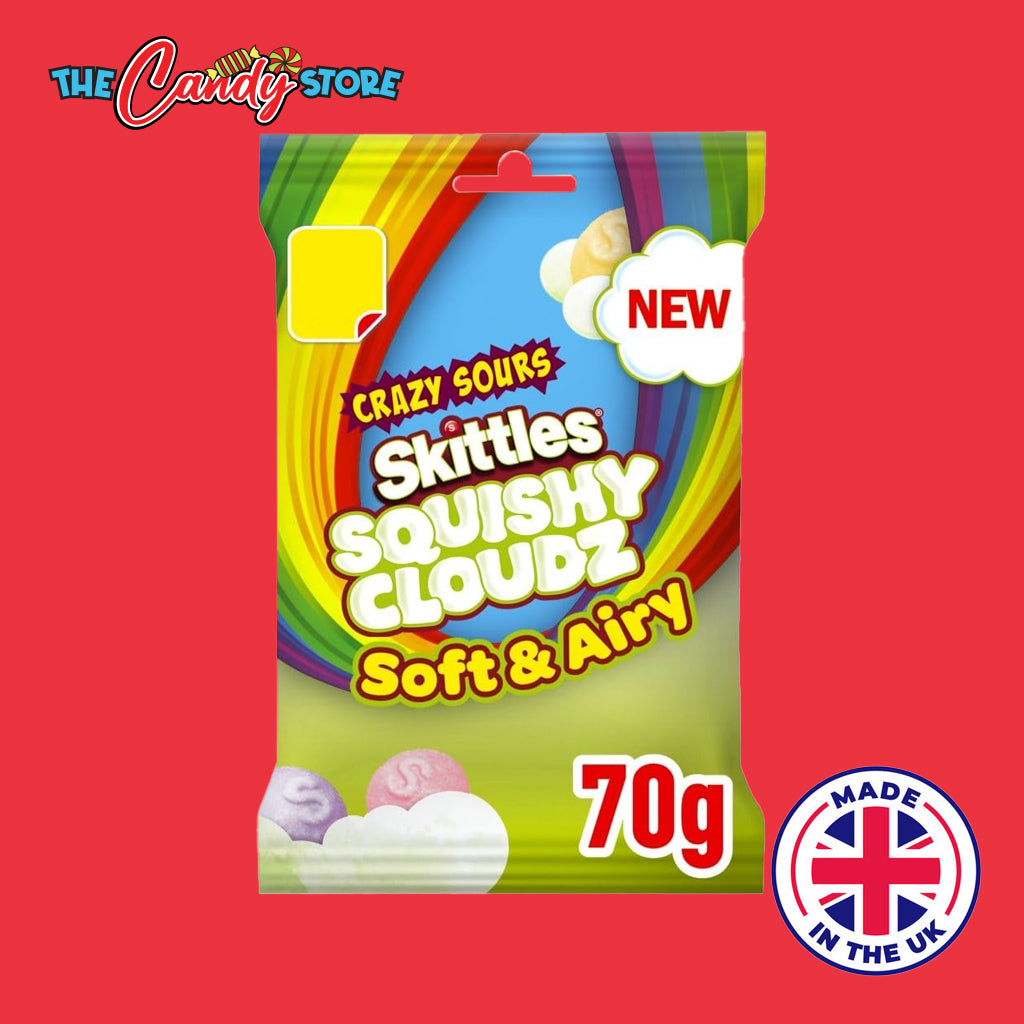 Skittles Crazy Sour Squishy Cloudz Sweet Bag