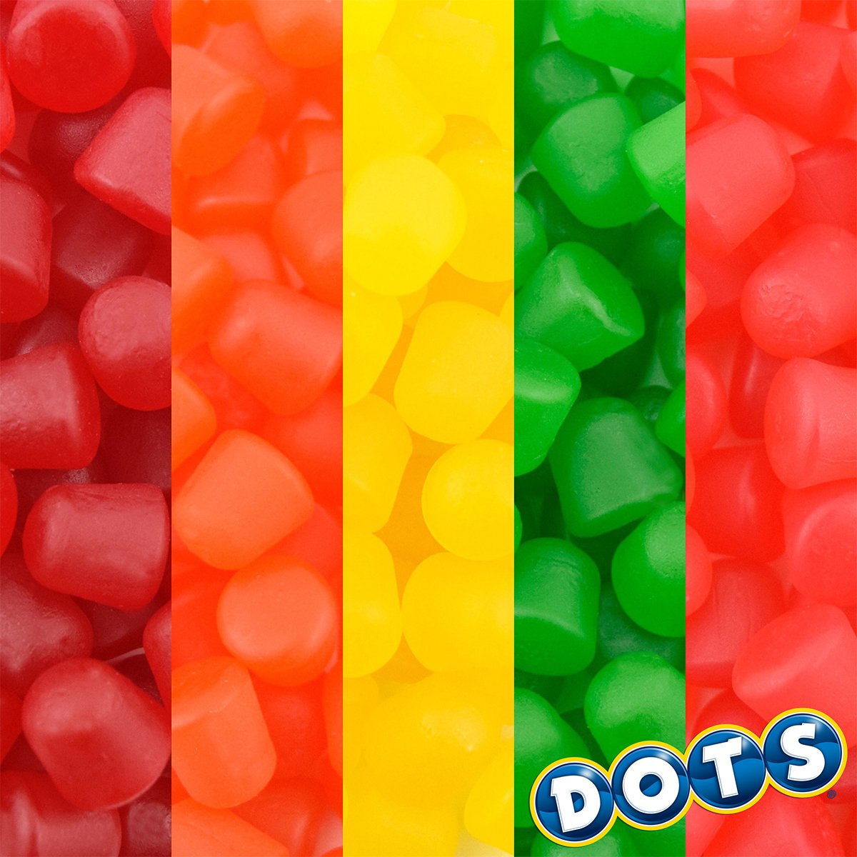 Tootsie DOTS Assorted Fruit Flavored Gumdrops