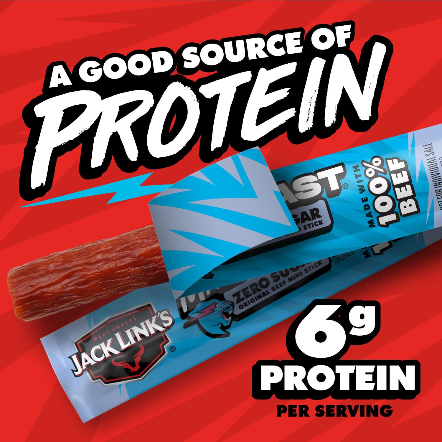 MrBeast x Jack Link’s Zero Sugar Mini Beef Stick