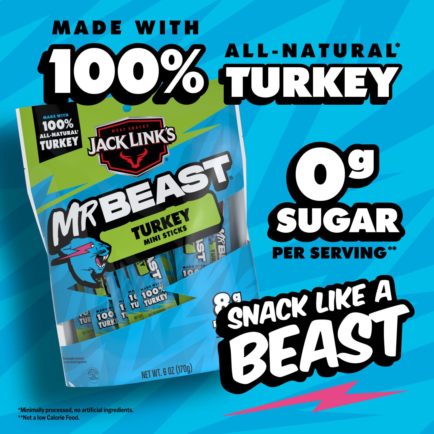 MrBeast x Jack Link’s Mini Turkey Stick