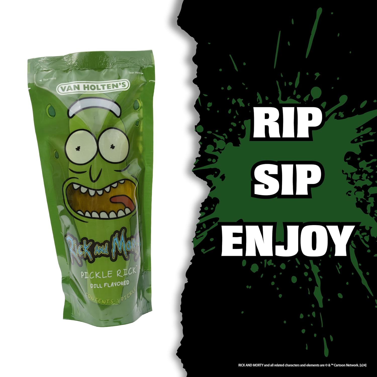 Van Holten's Rick and Morty Pickle-In-A-Pouch