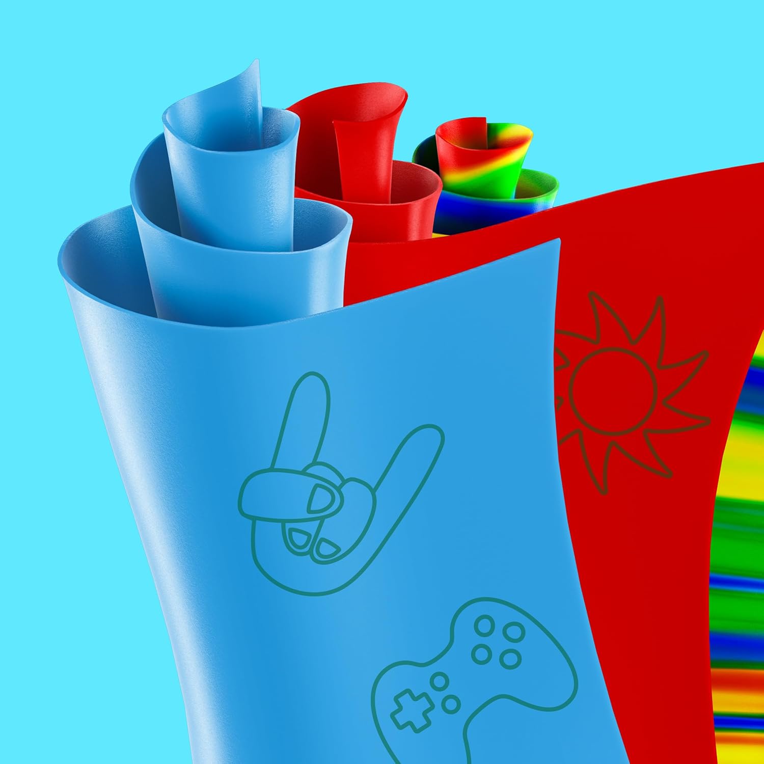 Fruit Rolls-Ups Tongue Tattoos Rolls (Rolls of 10)