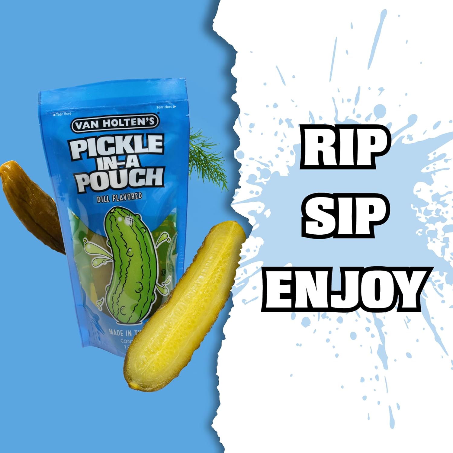 Van Holten's Jumbo Dill Pickle-In-A-Pouch