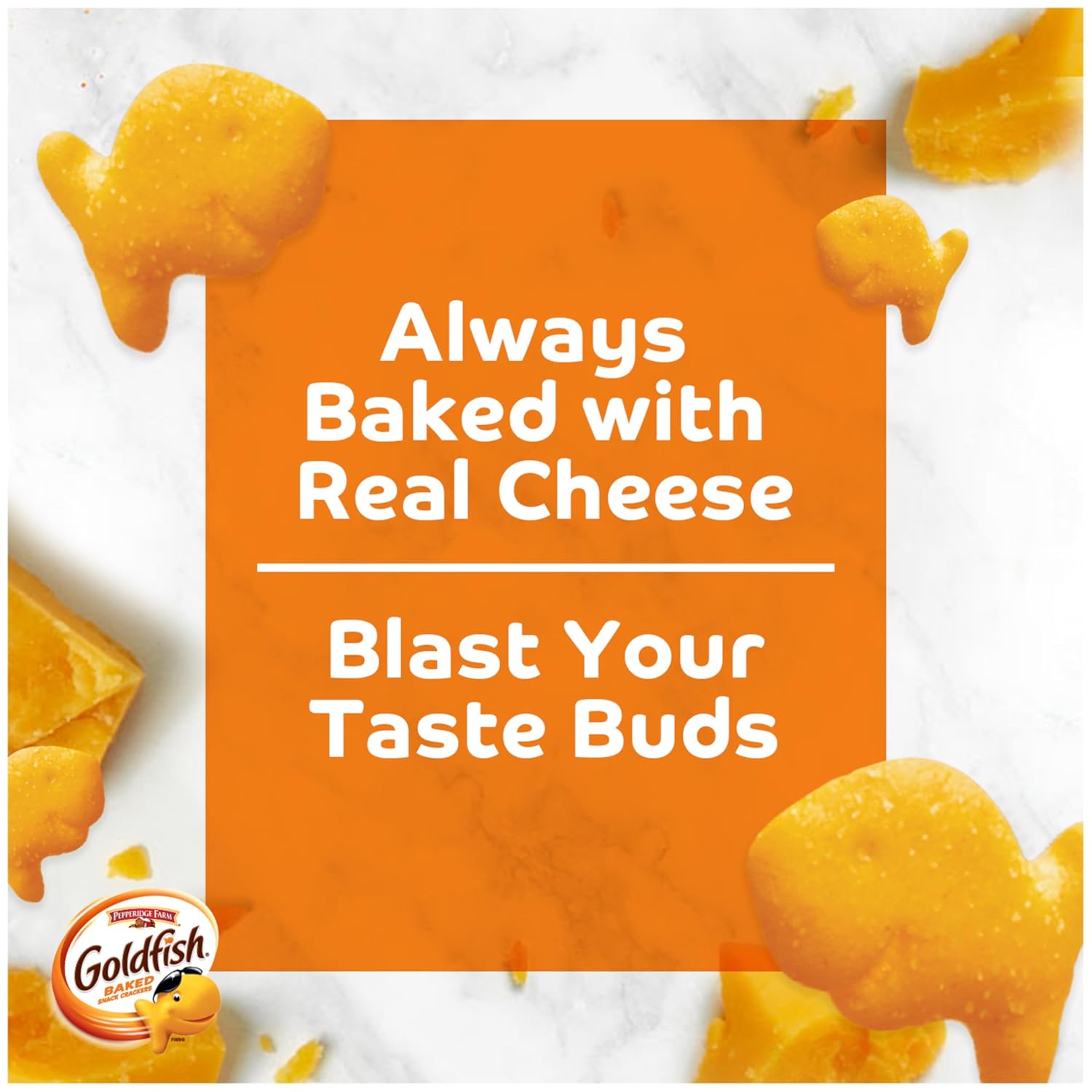 Goldfish Xtra Cheesy Pizza Blasted Baked Crackers