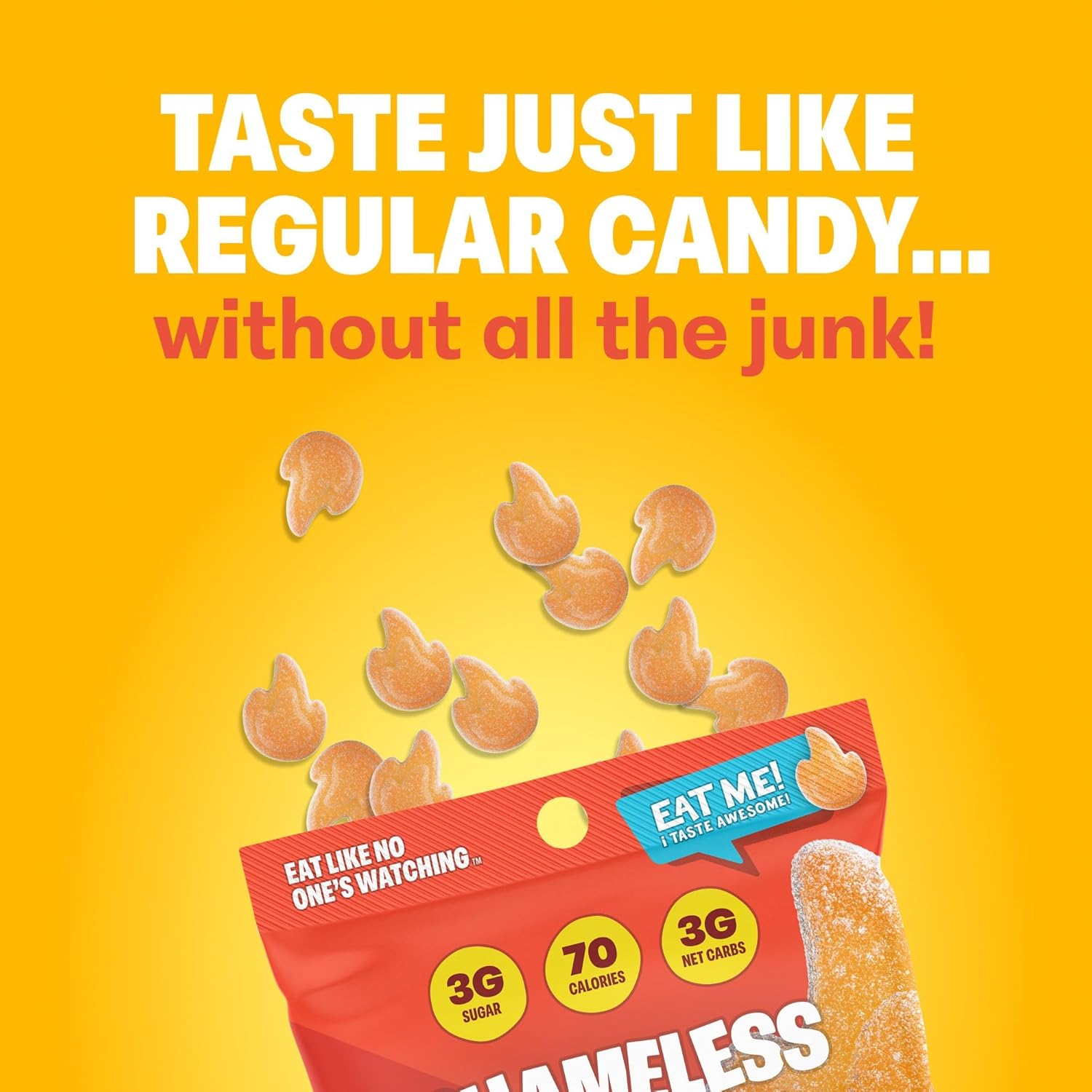 Shameless Snacks Chili Mango Healthy Gummy Candy