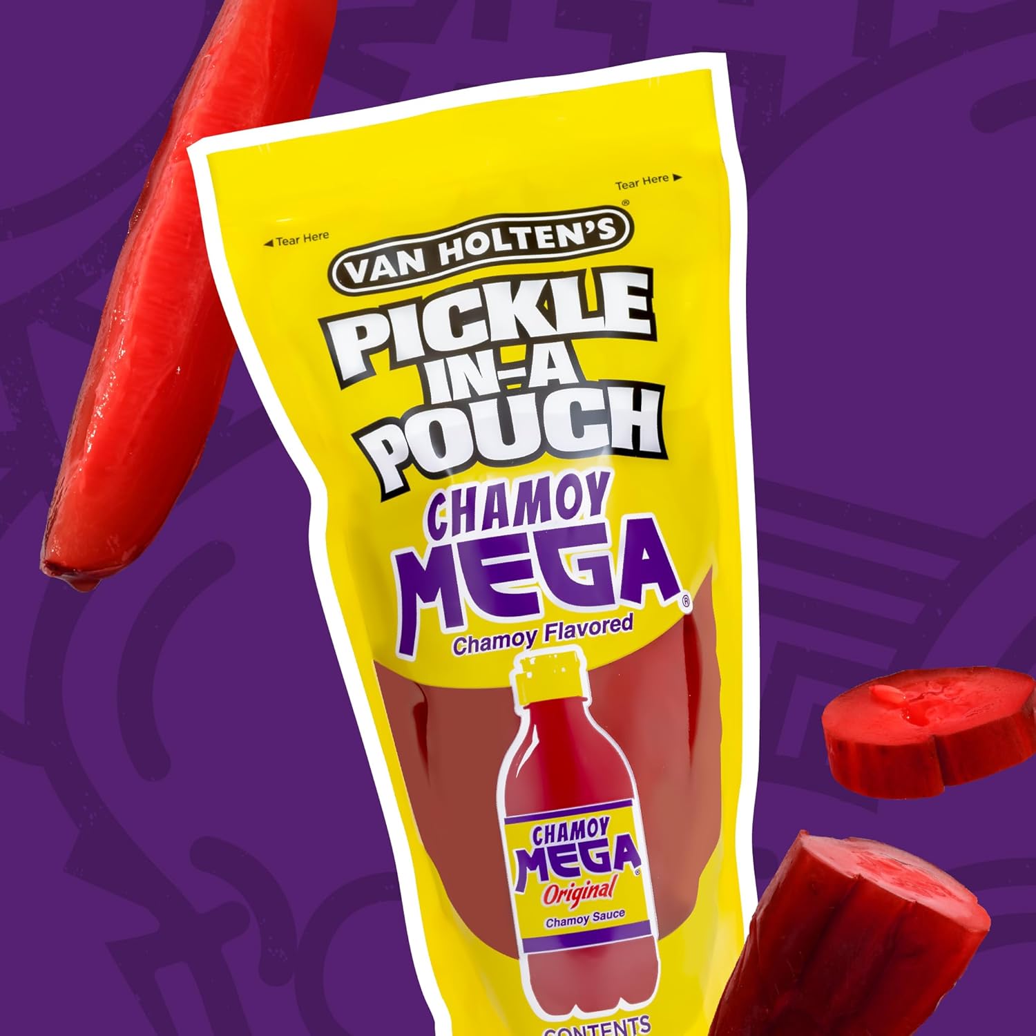 Van Holten's Pickle-In-A-Pouch JUMBO Chamoy Snack