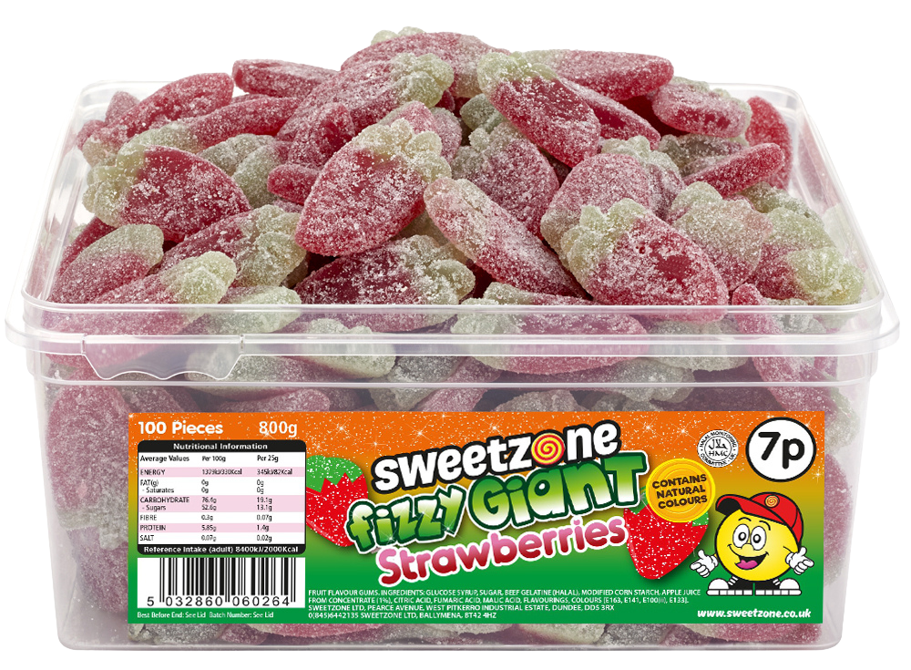 Fizzy Giant Strawberries