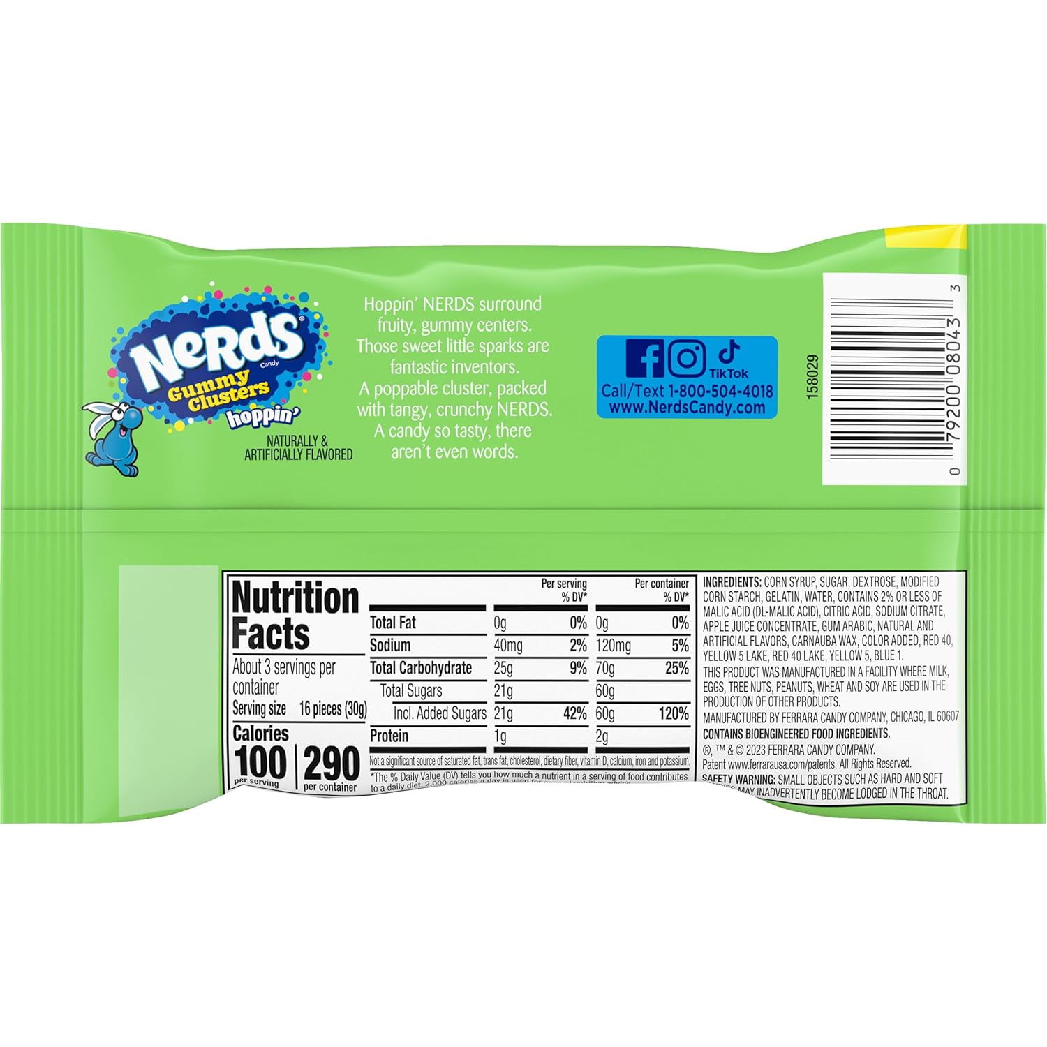 Nerds Hoppin' Easter Gummy Clusters Candy