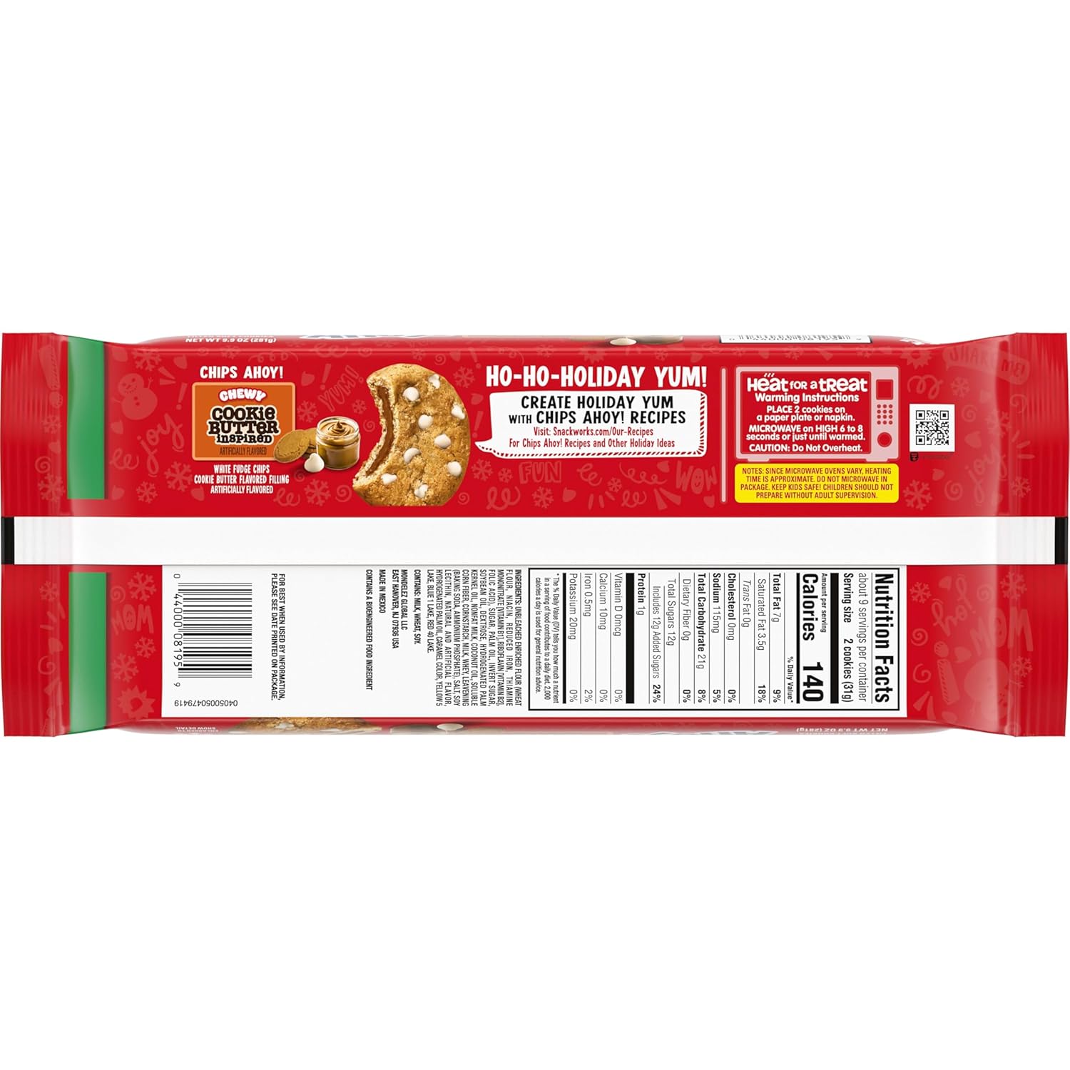 Chips Ahoy! Holiday Cookie Butter Chewy Cookie