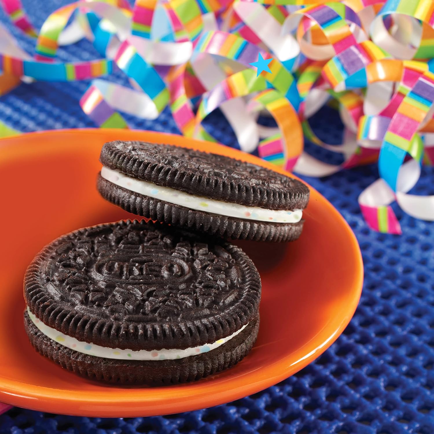 OREO Birthday Cake Creme Chocolate Sandwich Cookies