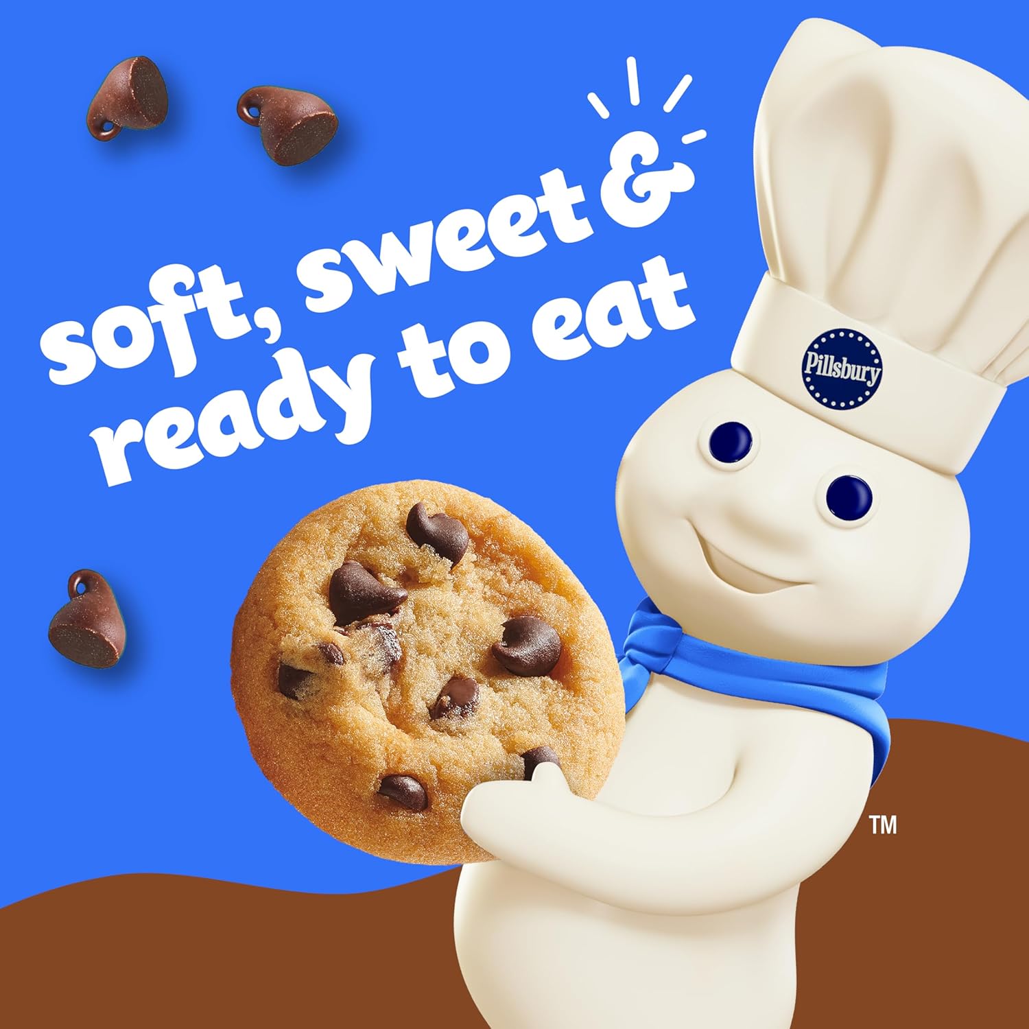 Pillsbury Chocolate Chip Crunch Mini Soft Baked Cookies