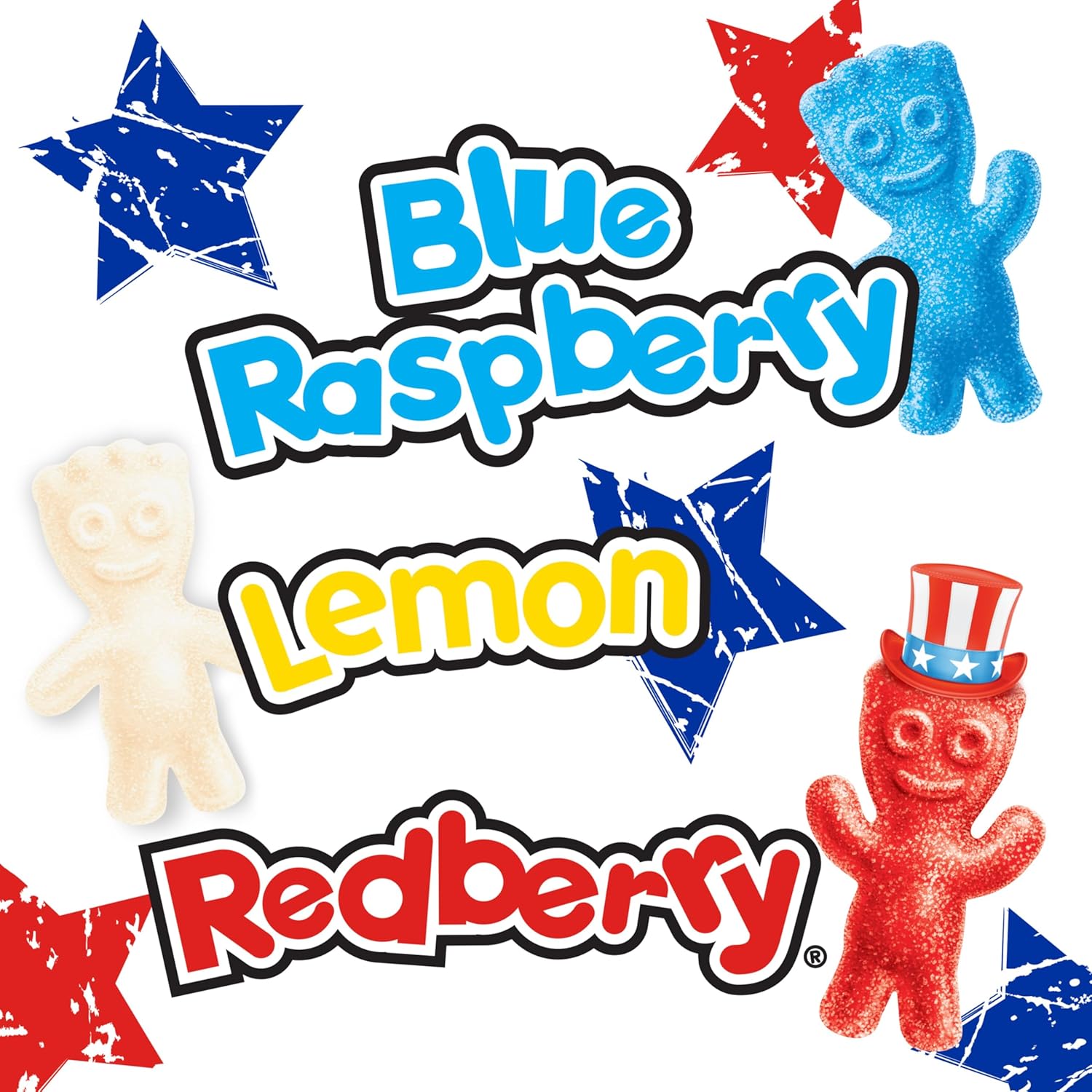 Sour Patch Kids Red, White & Blue Soft Chewy Candy