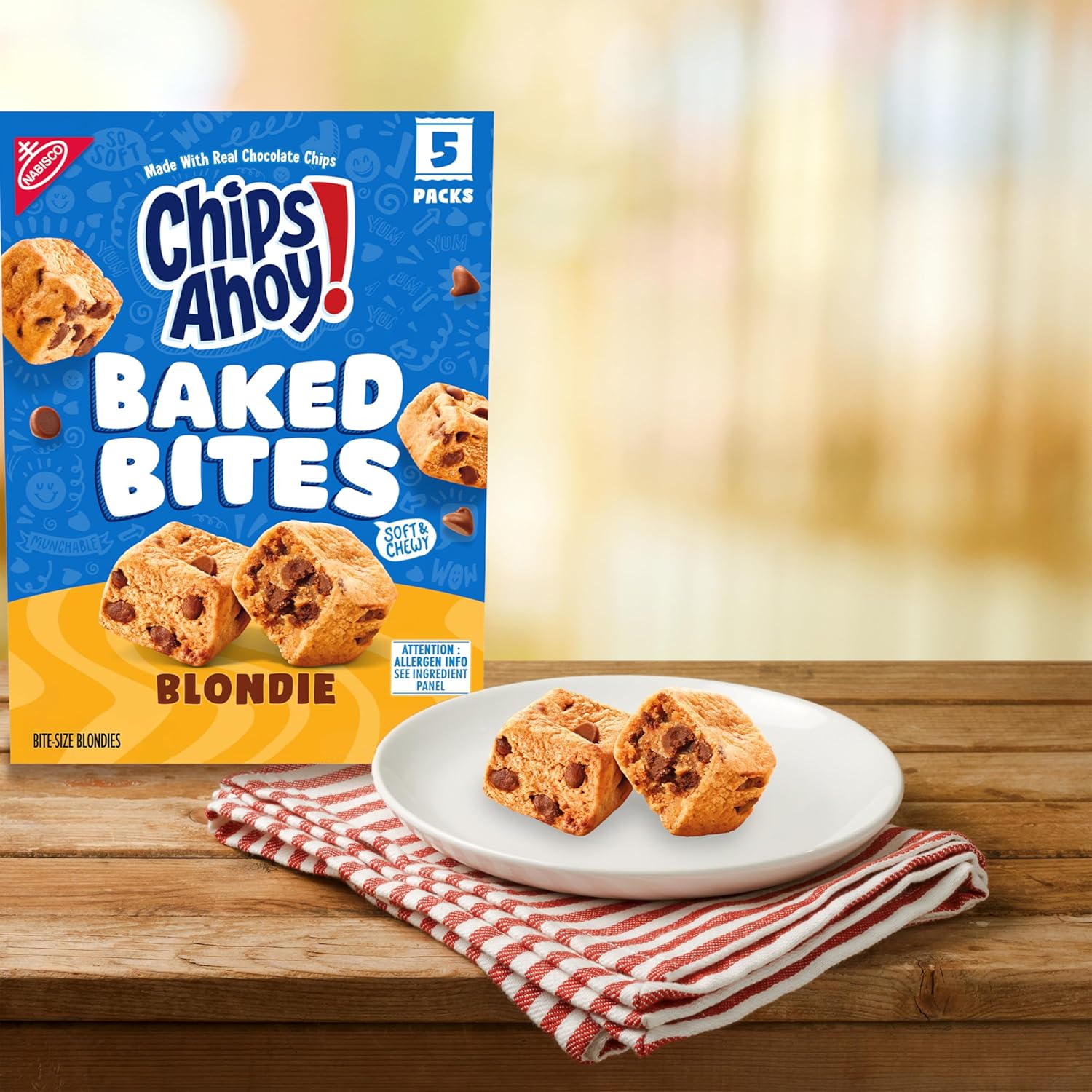 Chips Ahoy! Choc Chip Blondie Baked Bites [One Pack]