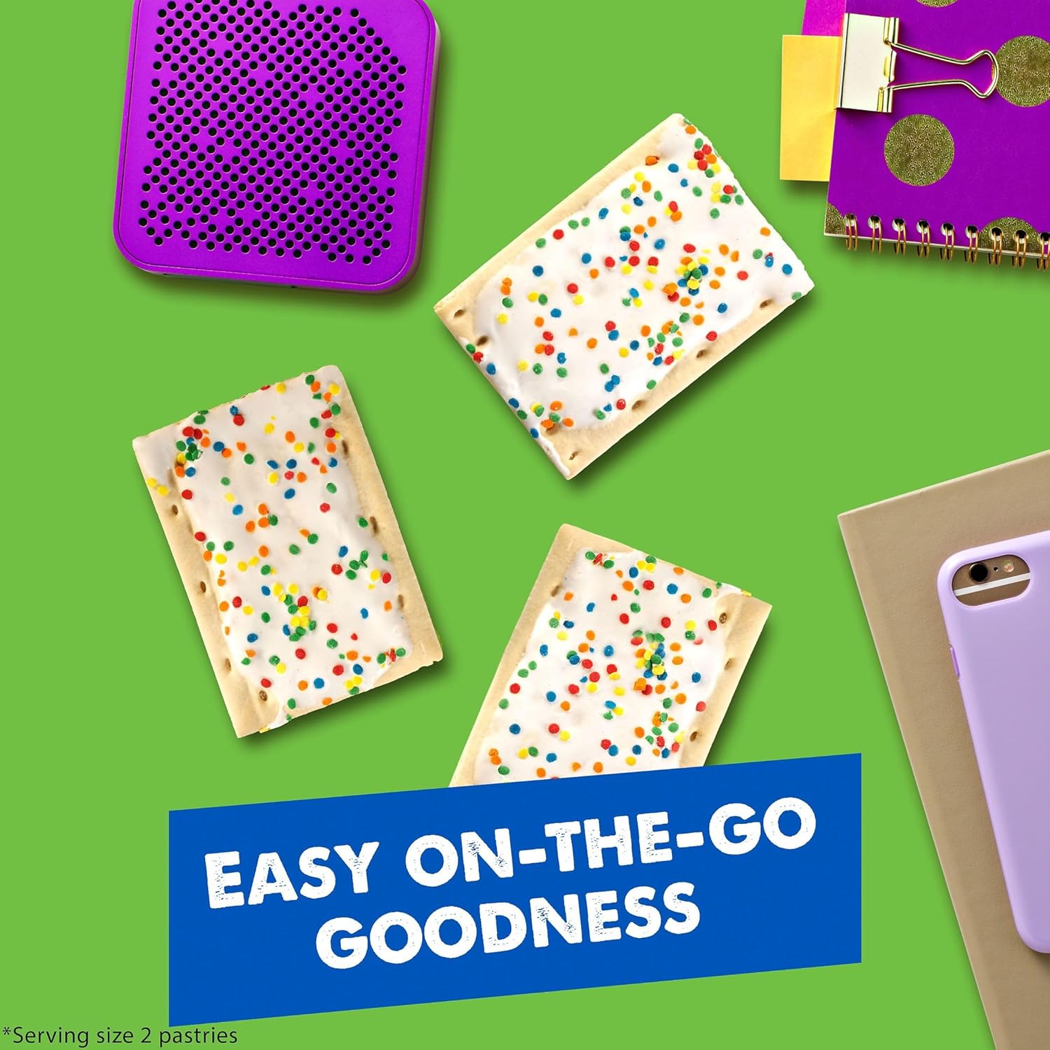 Pop Tarts Frosted Confetti Cupcake Toaster Pastries Box