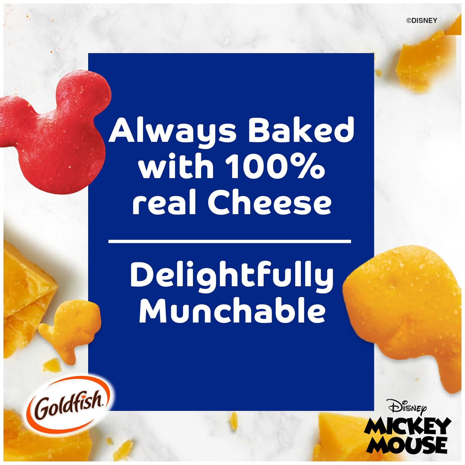 Goldfish Mickey Mouse Cheddar Crackers