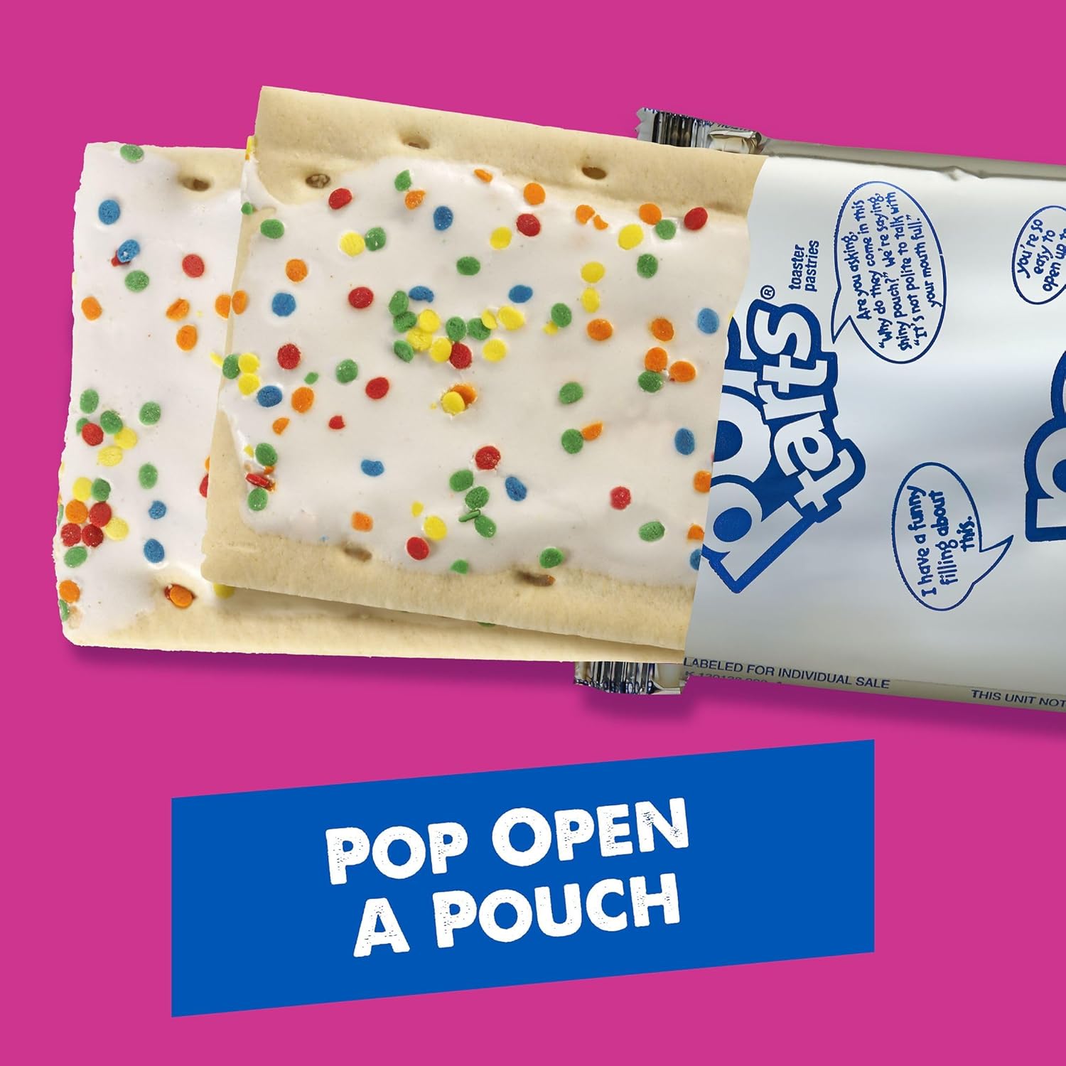 Pop Tarts Frosted Confetti Cupcake Toaster Pastries Box