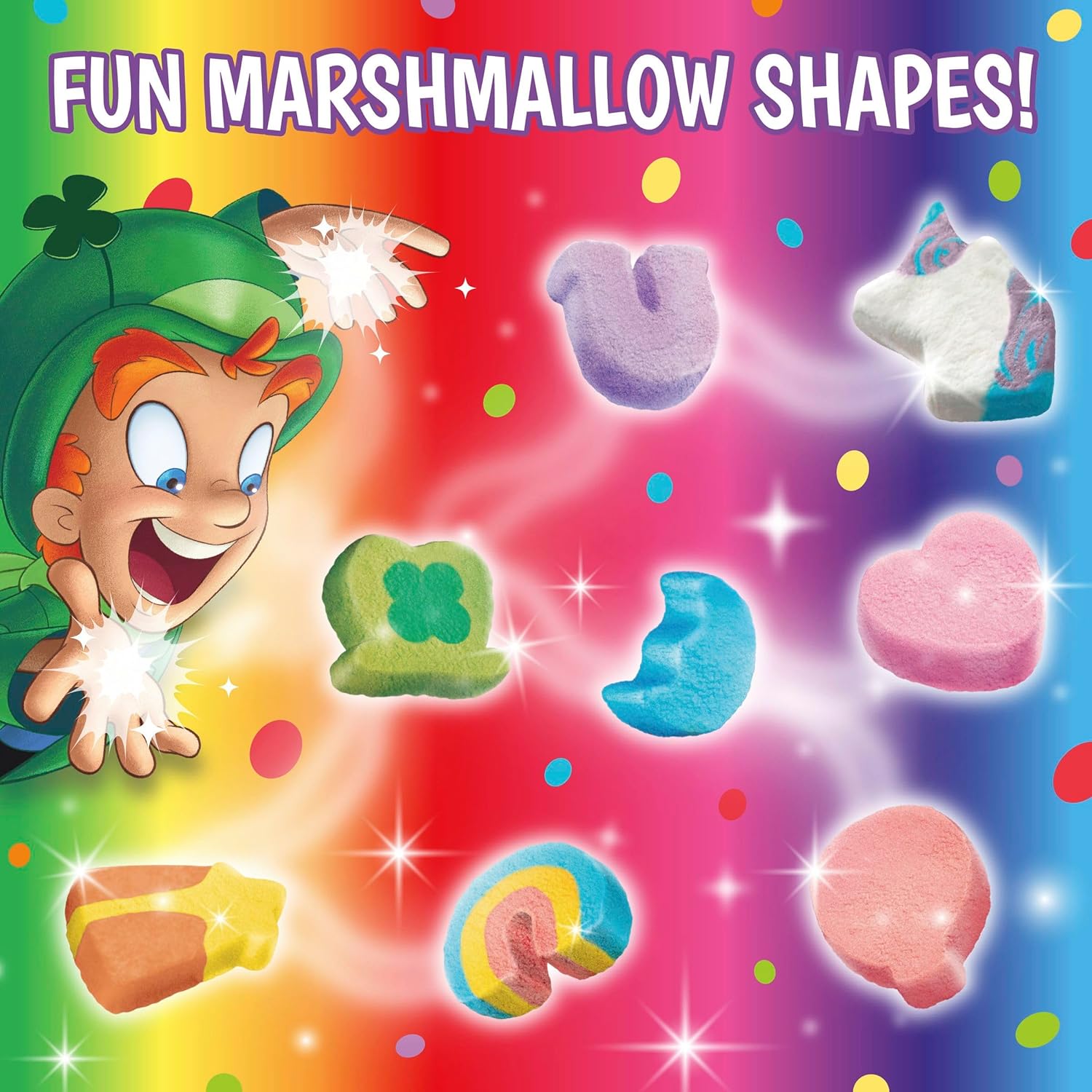 Lucky Charms Rainbow Sprinkles Cereal With Marshmallows