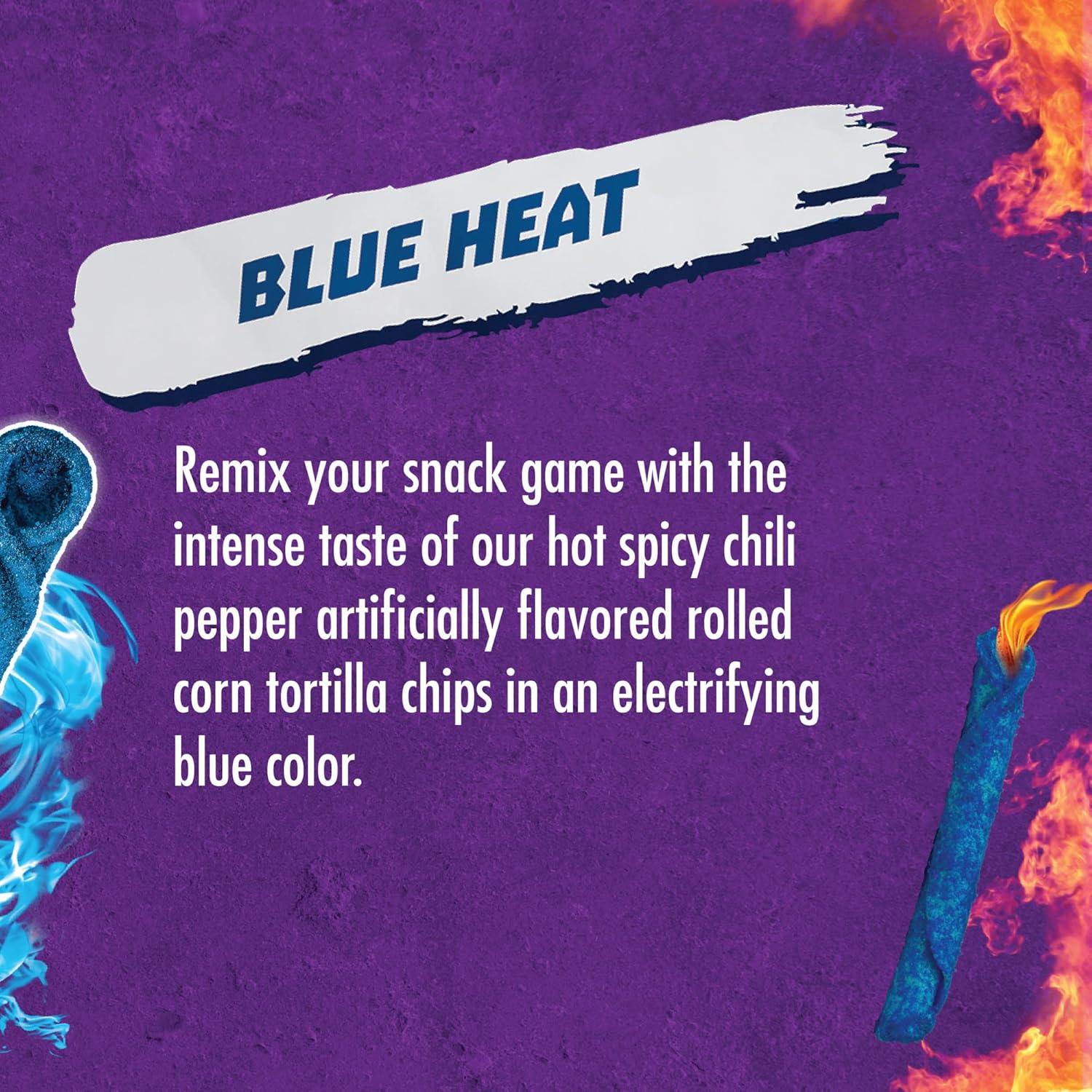 Takis Blue Heat Rolled Hot Tortilla Chips
