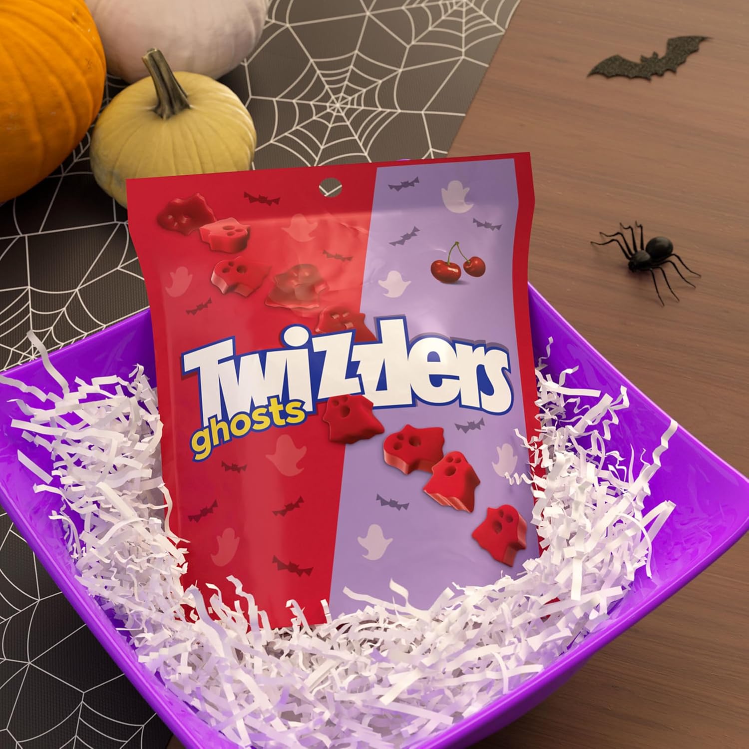 Twizzlers Ghosts Cherry Flavored Chewy Halloween Candy